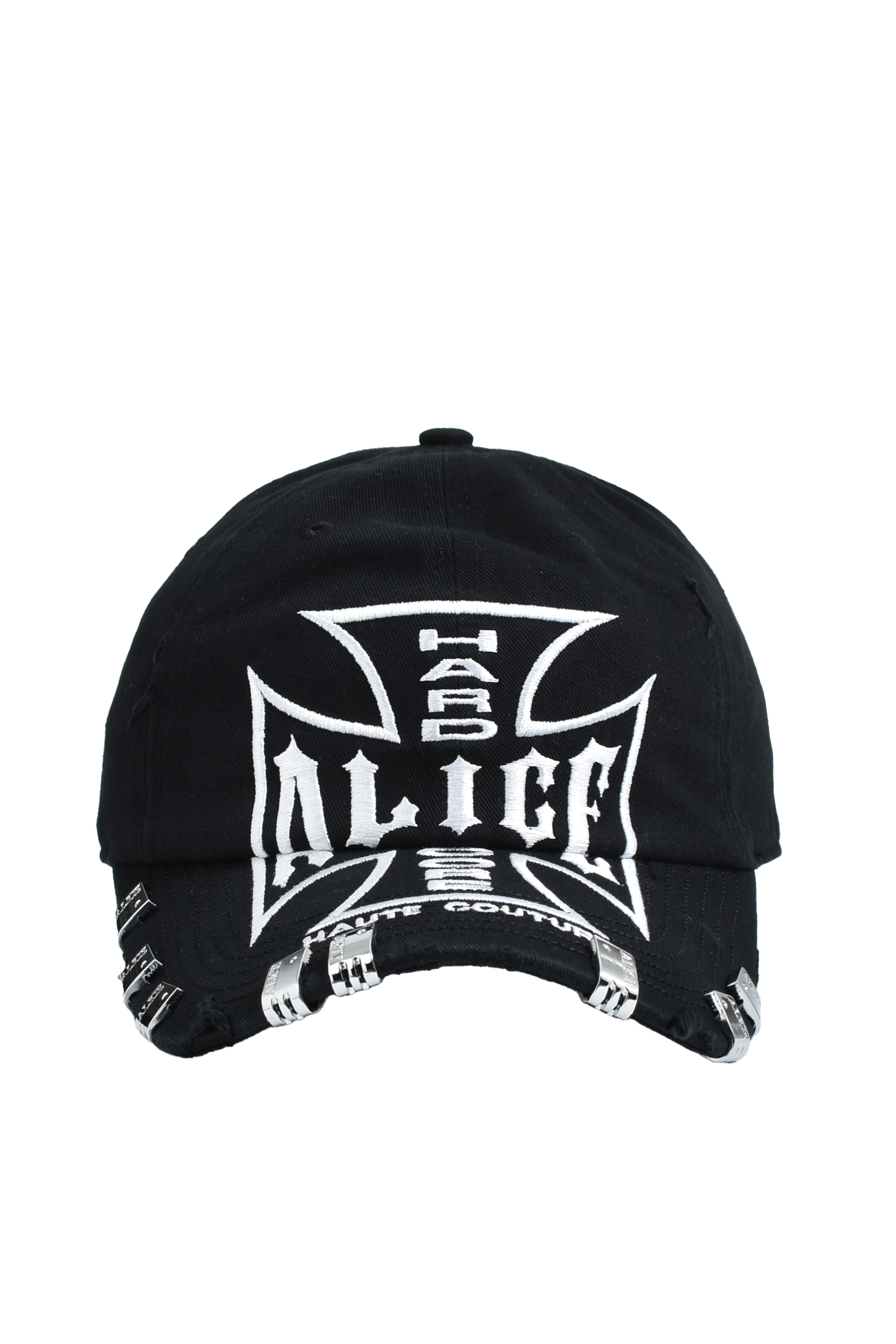 ALICE HOLLYWOOD SS25 TOKYO EXCLUSIVE CHOPPER CAP / BLK WHT ALICE HOLLYWOOD SS25 TOKYO EXCLUSIVE CHOPPER CAP / BLK WHT