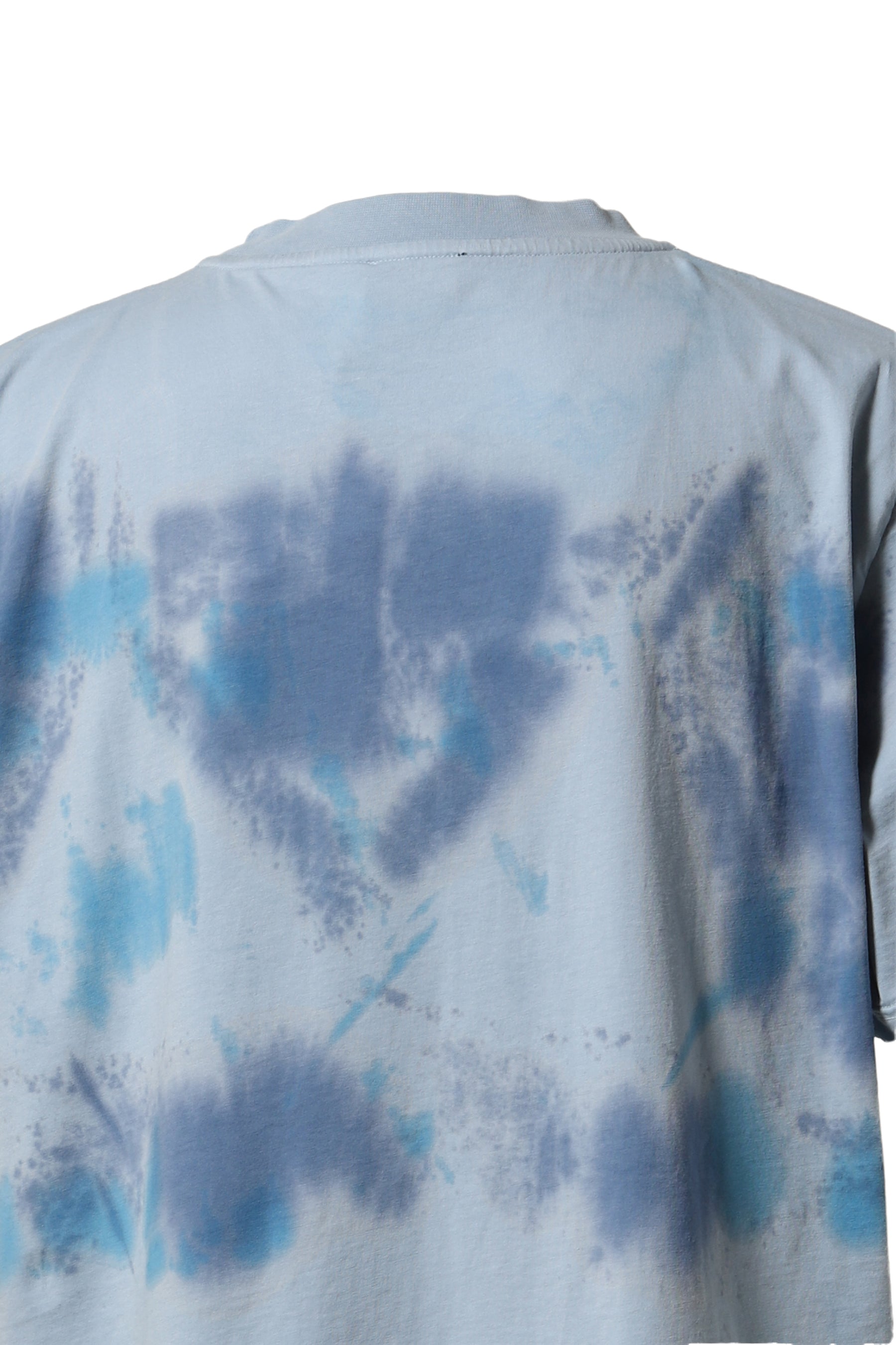 SUNBLEACHED HAND PAINTED T- SHIRT / DYE1