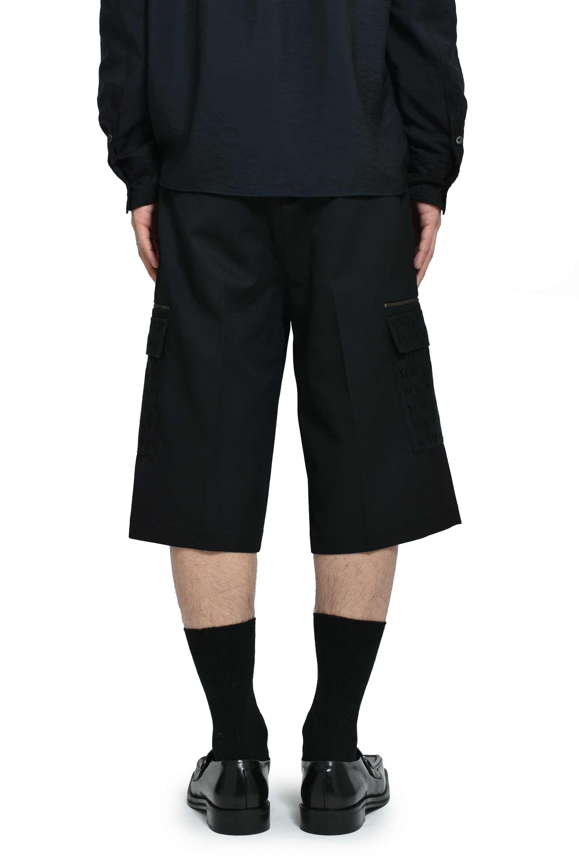 CARGO BERMUDA SHORTS / BLK