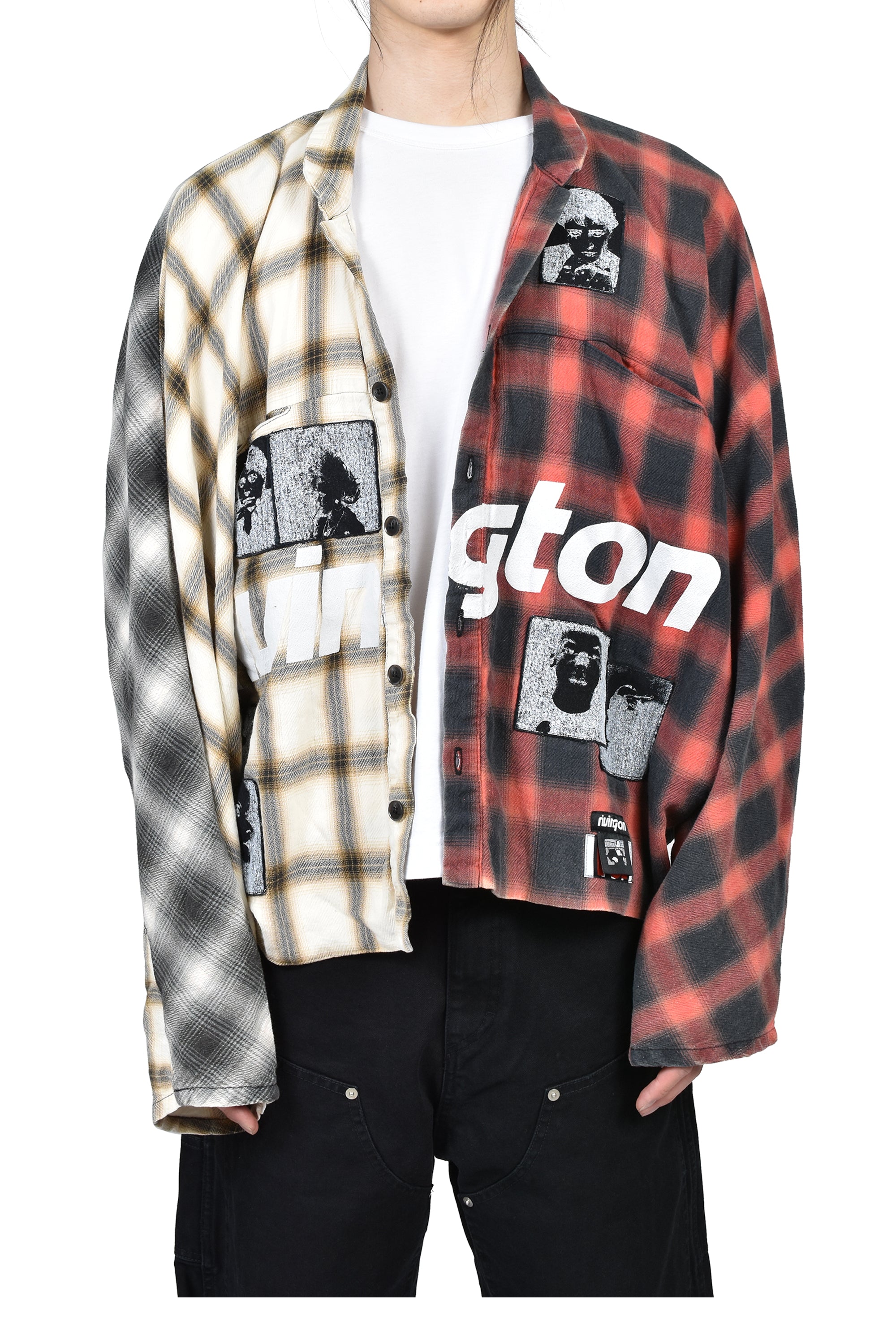 RRR123 SS26 NAZARENE SHIRT / RED / WHT - NUBIAN