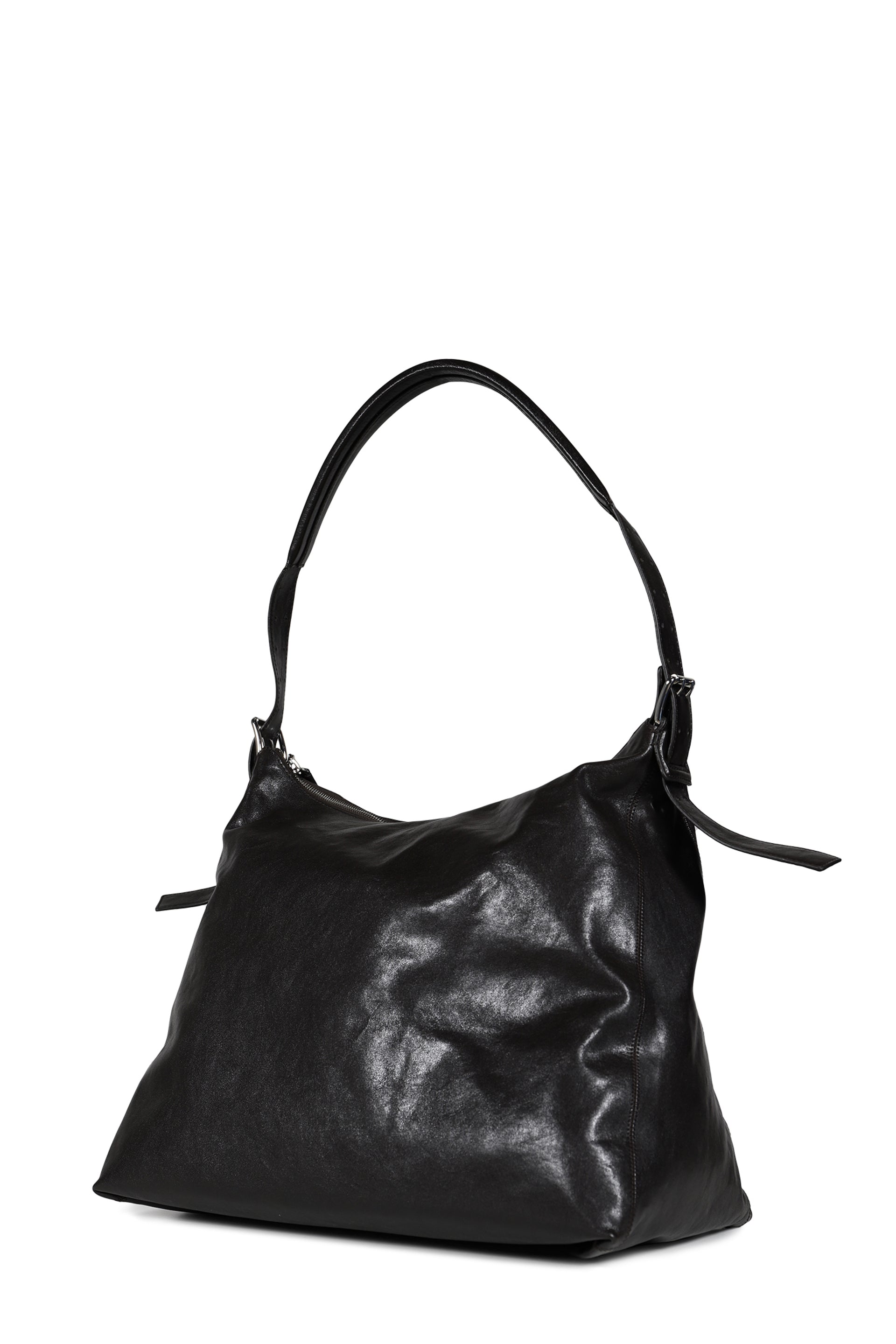 BELTED HOBO BAG / DARK CHOCOLATE