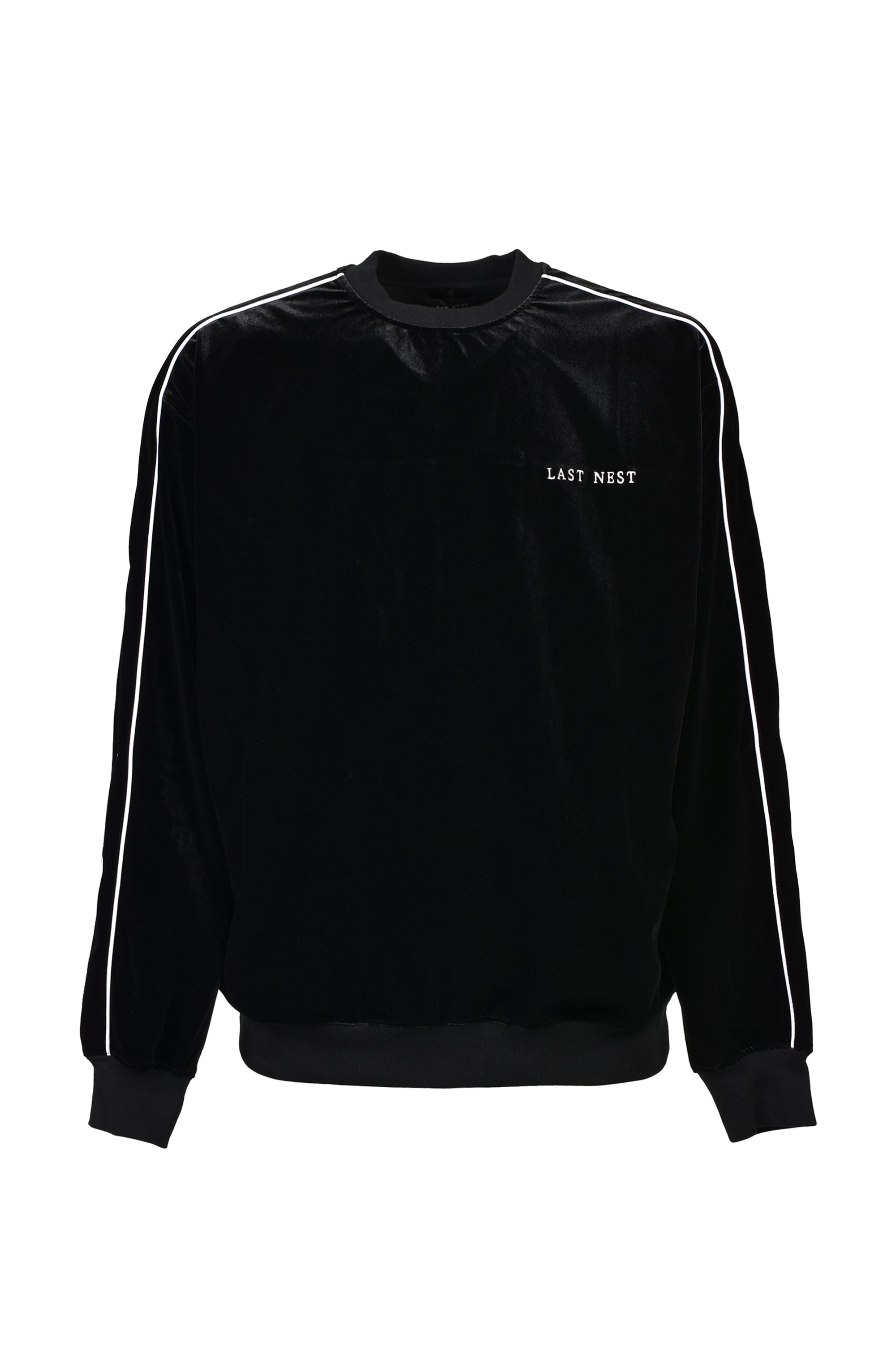 LAST NEST ラストネスト FW26 VELVET CREWNECK / BLK - NUBIAN ヌビアン