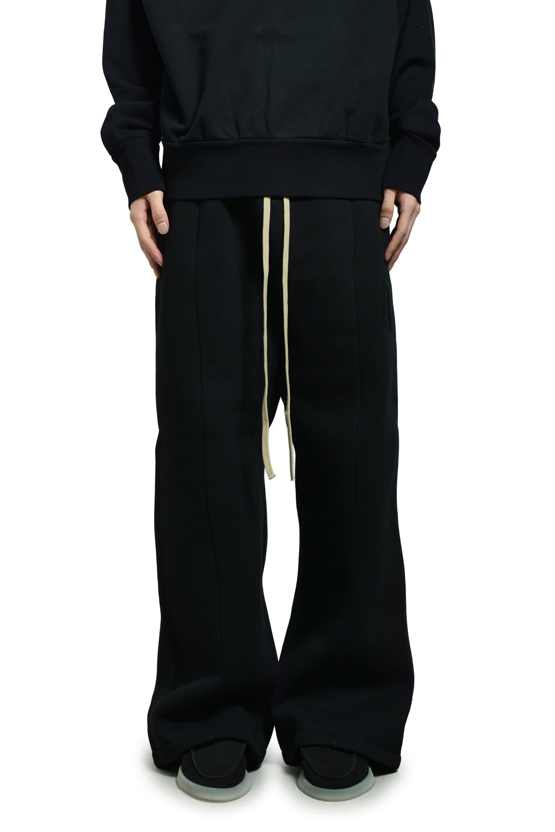 WIDE LEG SWEATPANT / BLK