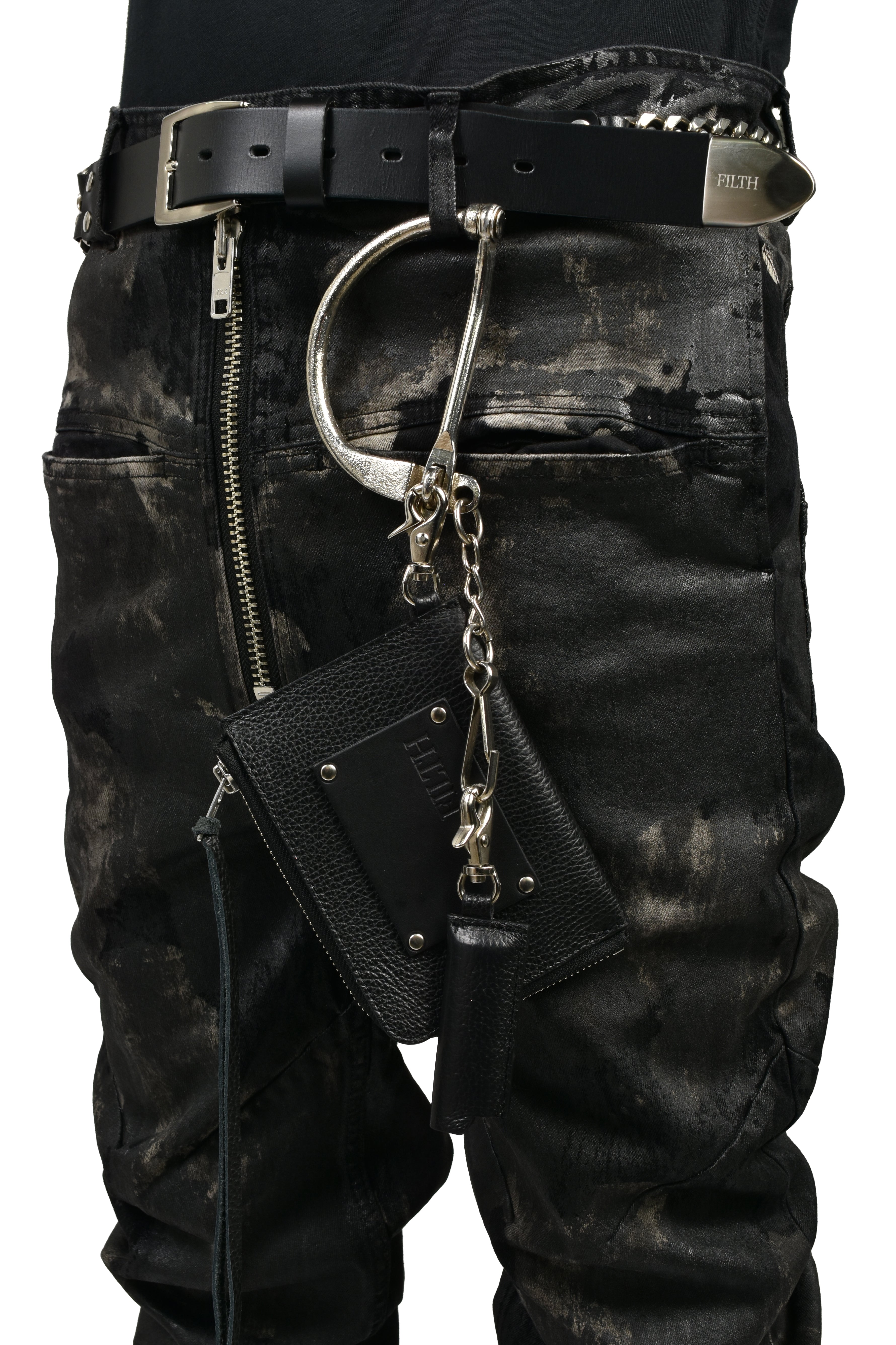FILTH フィルス SS26 HANGER HOOK KEYCHAIN / BLK - NUBIAN ヌビアン