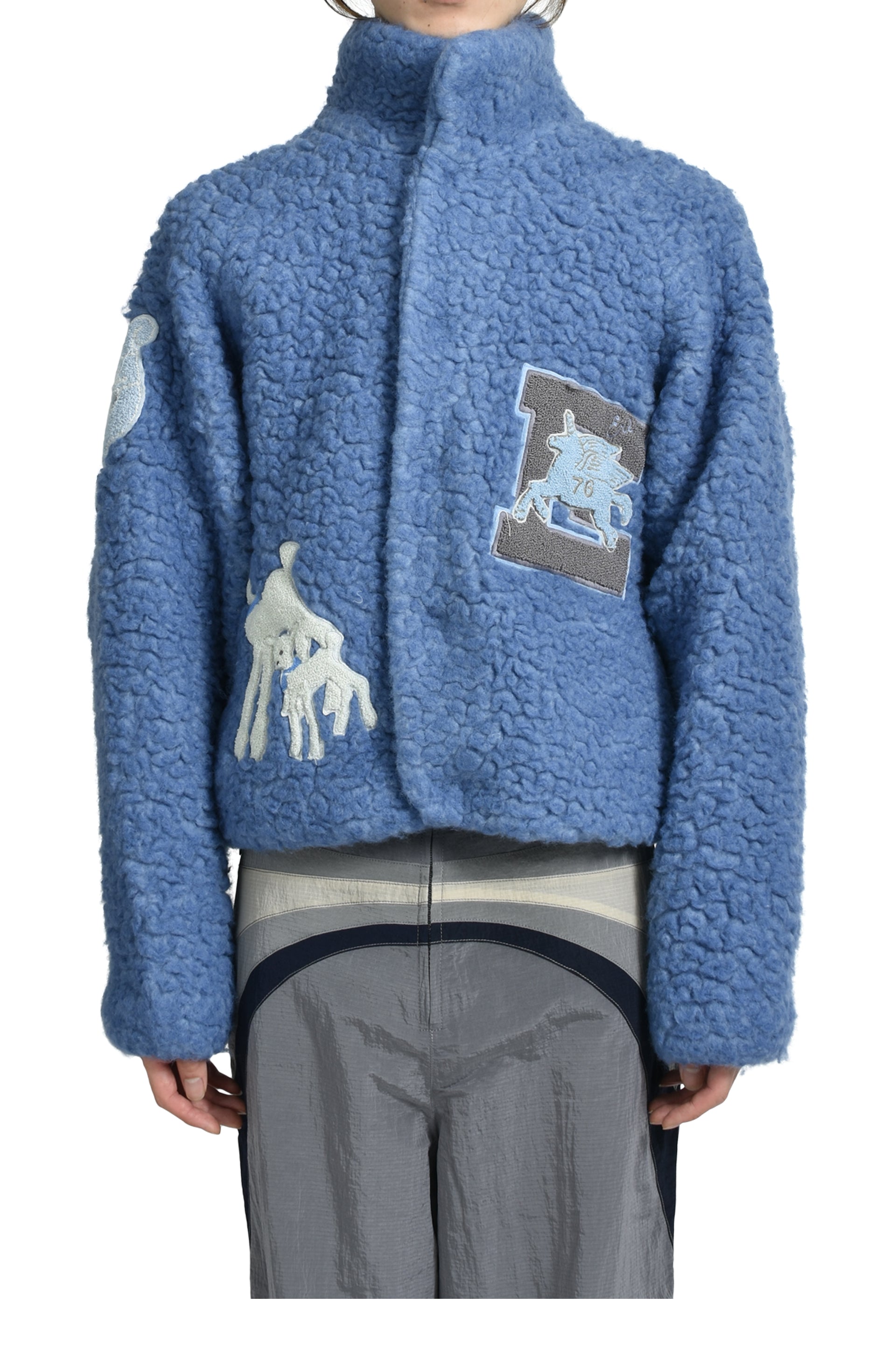 VARSITY JACKET WOVEN / BLU