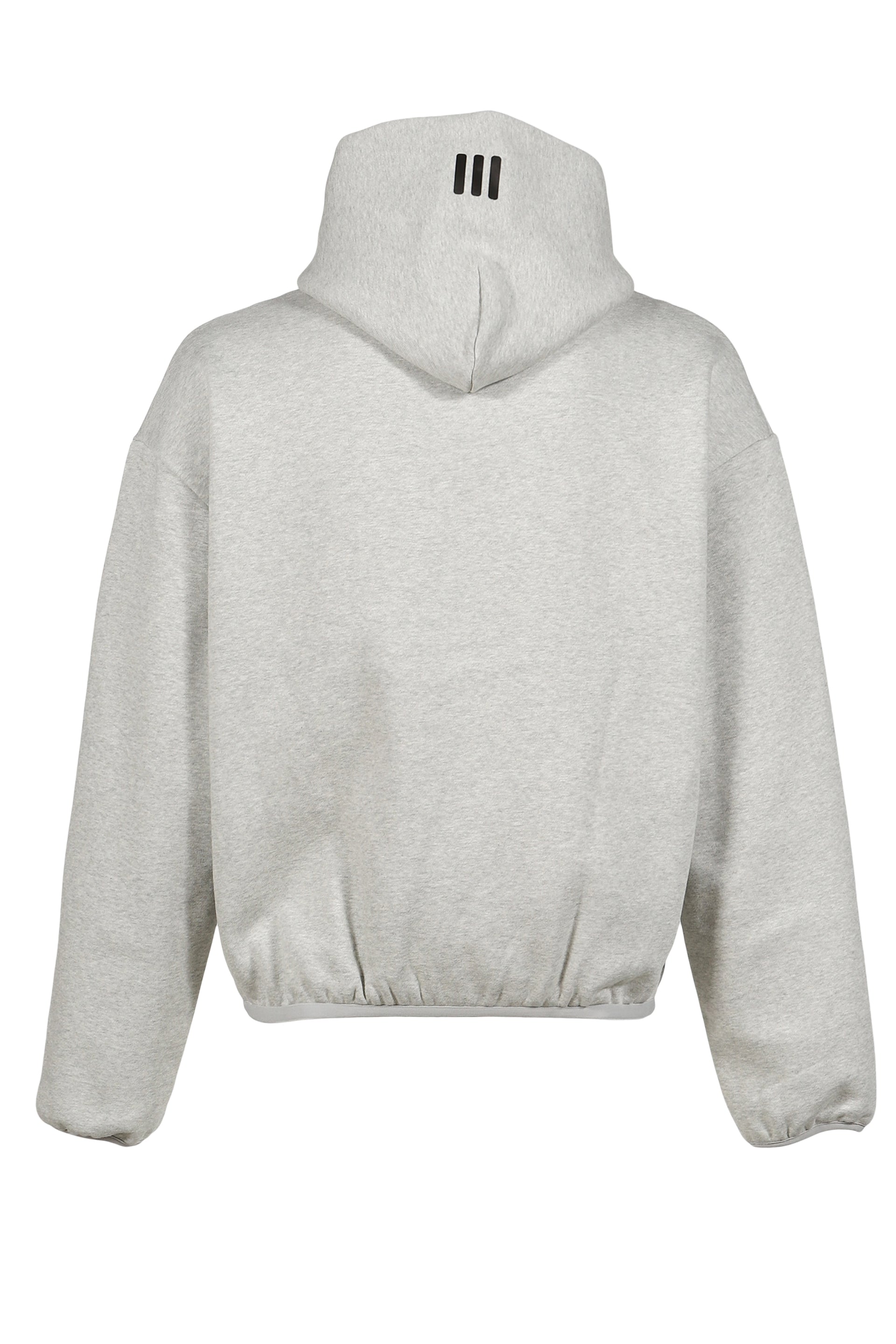 HEATHER FLEECE HOODIE / GRY