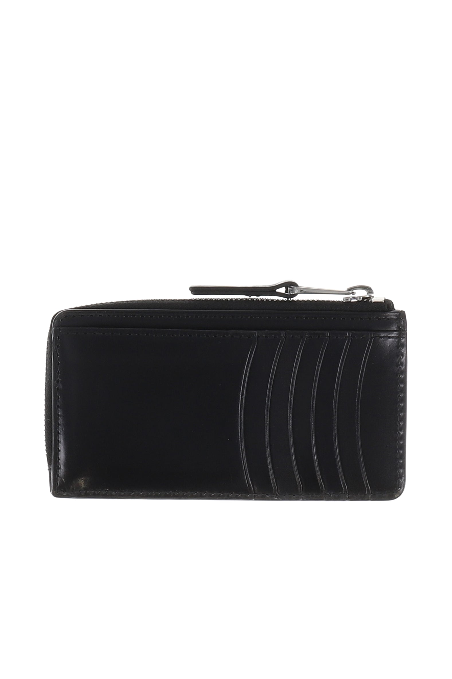 PATINA ZIP COIN CARD HOLDER / BLK