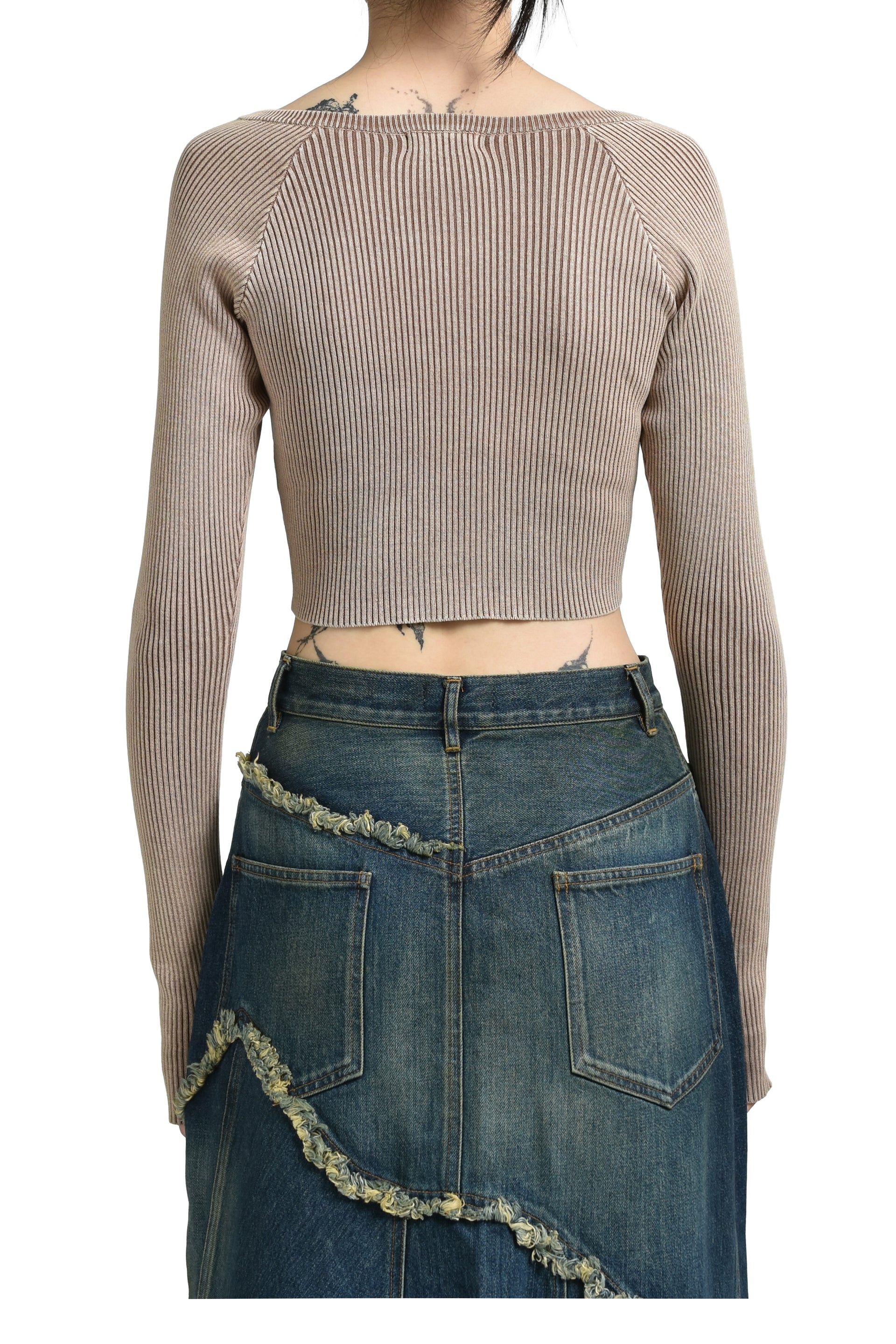 BITIER RIB CARDIGAN / BRW