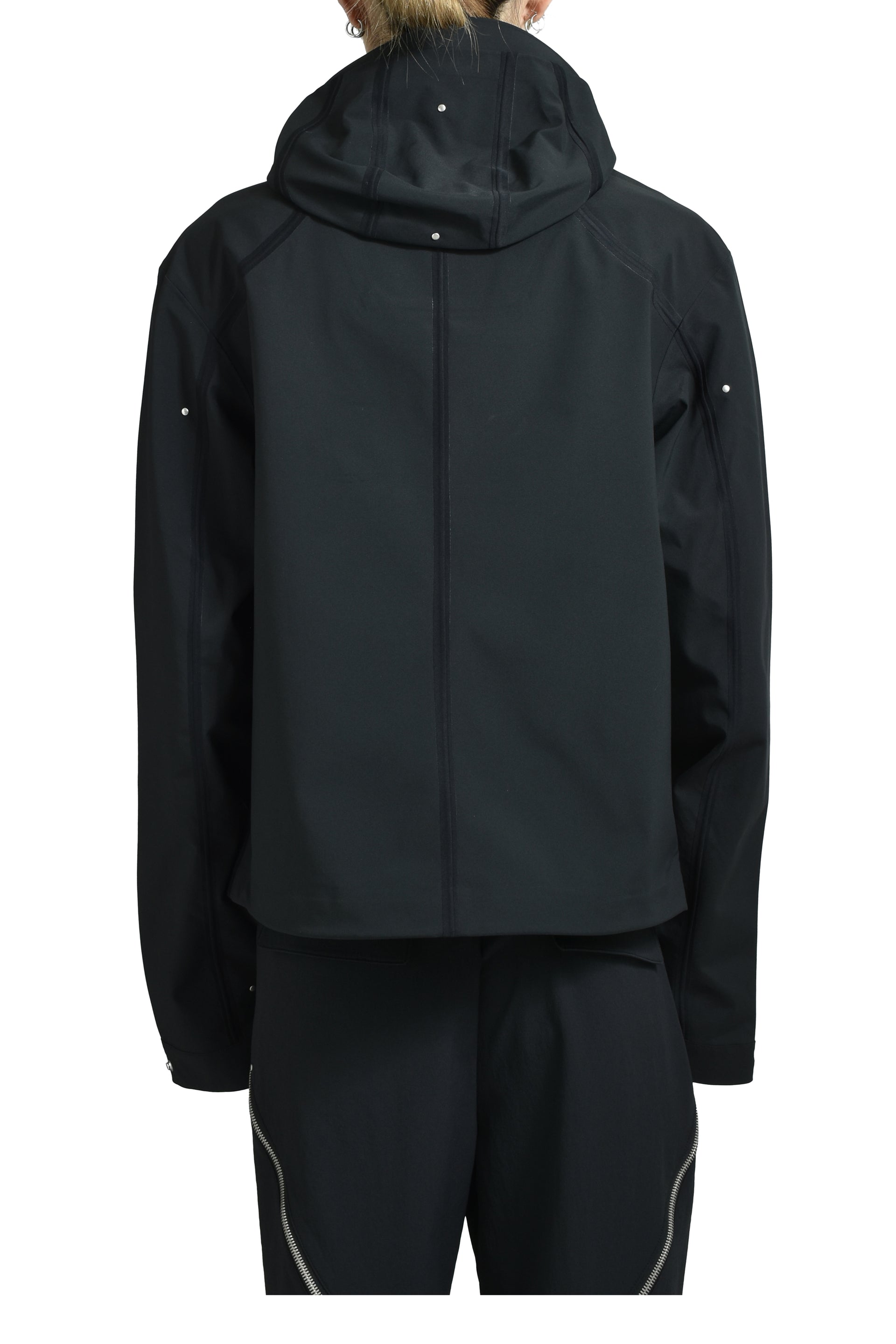 MOIRE TECHNICAL JACKET / BLK