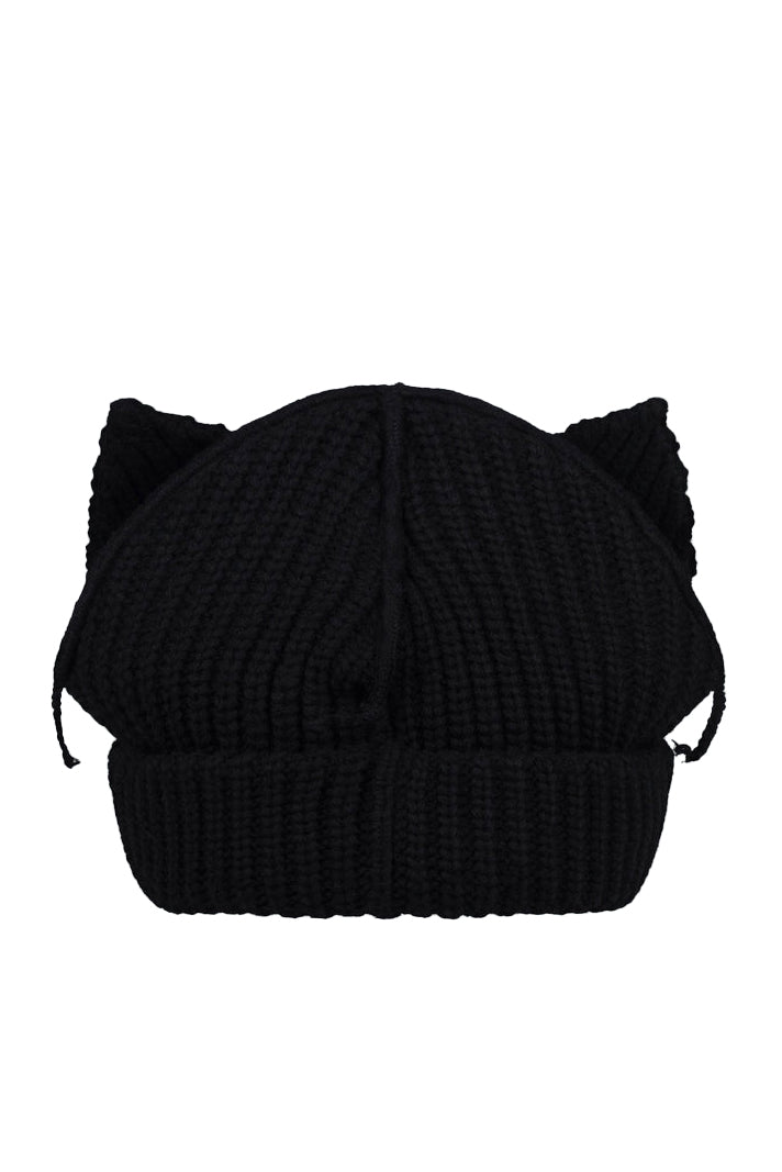 CHUNKY EARS BEANIE / BLK
