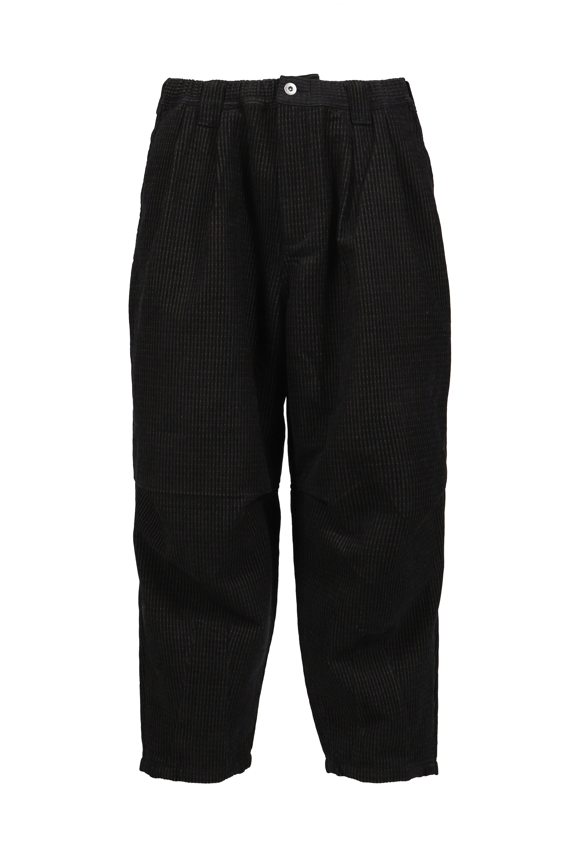 DOT CORD BALLOON PANTS / BLACK
