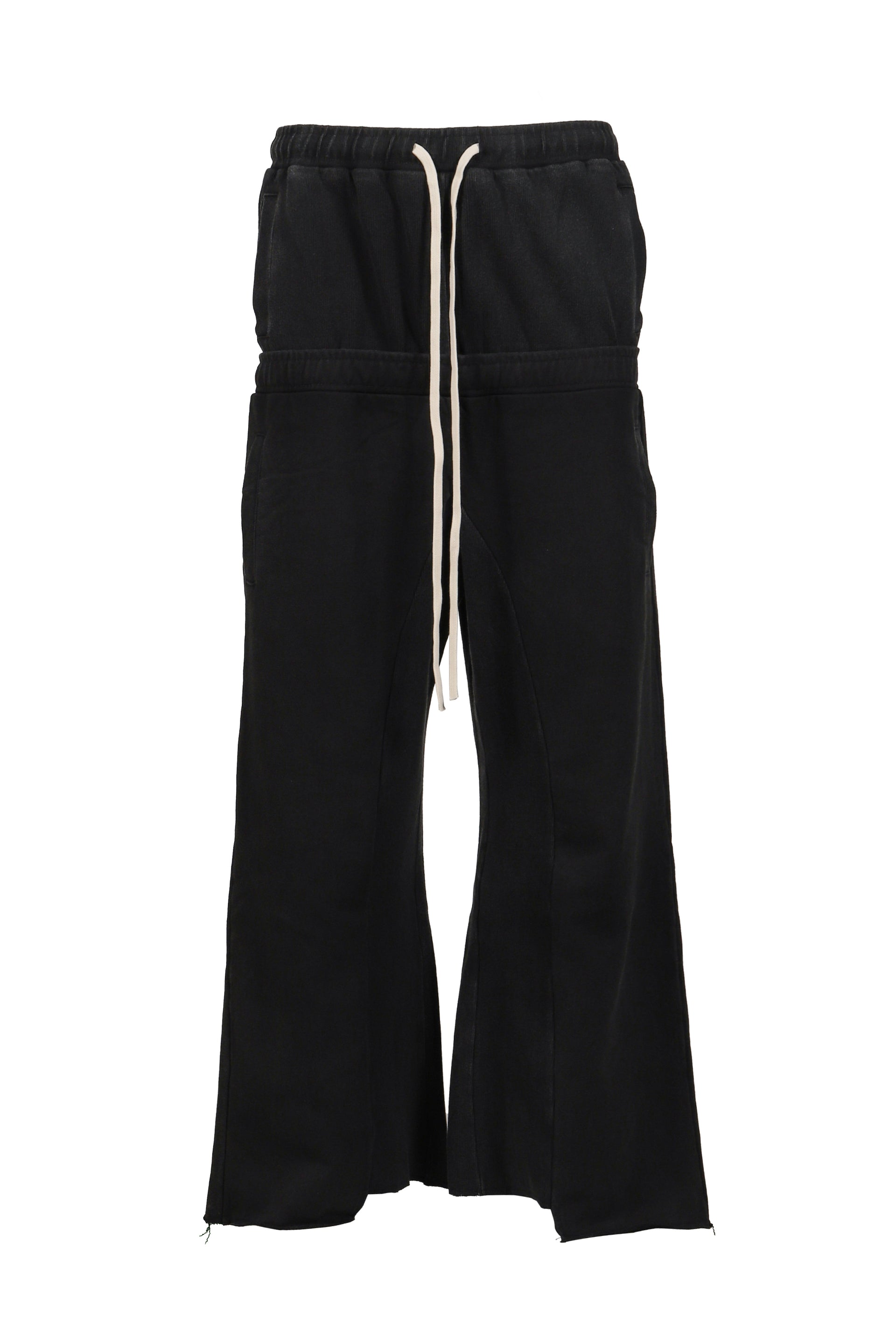 DOUBLE SWEAT PANTS (EXCLUSIVE) / WASHED BLK