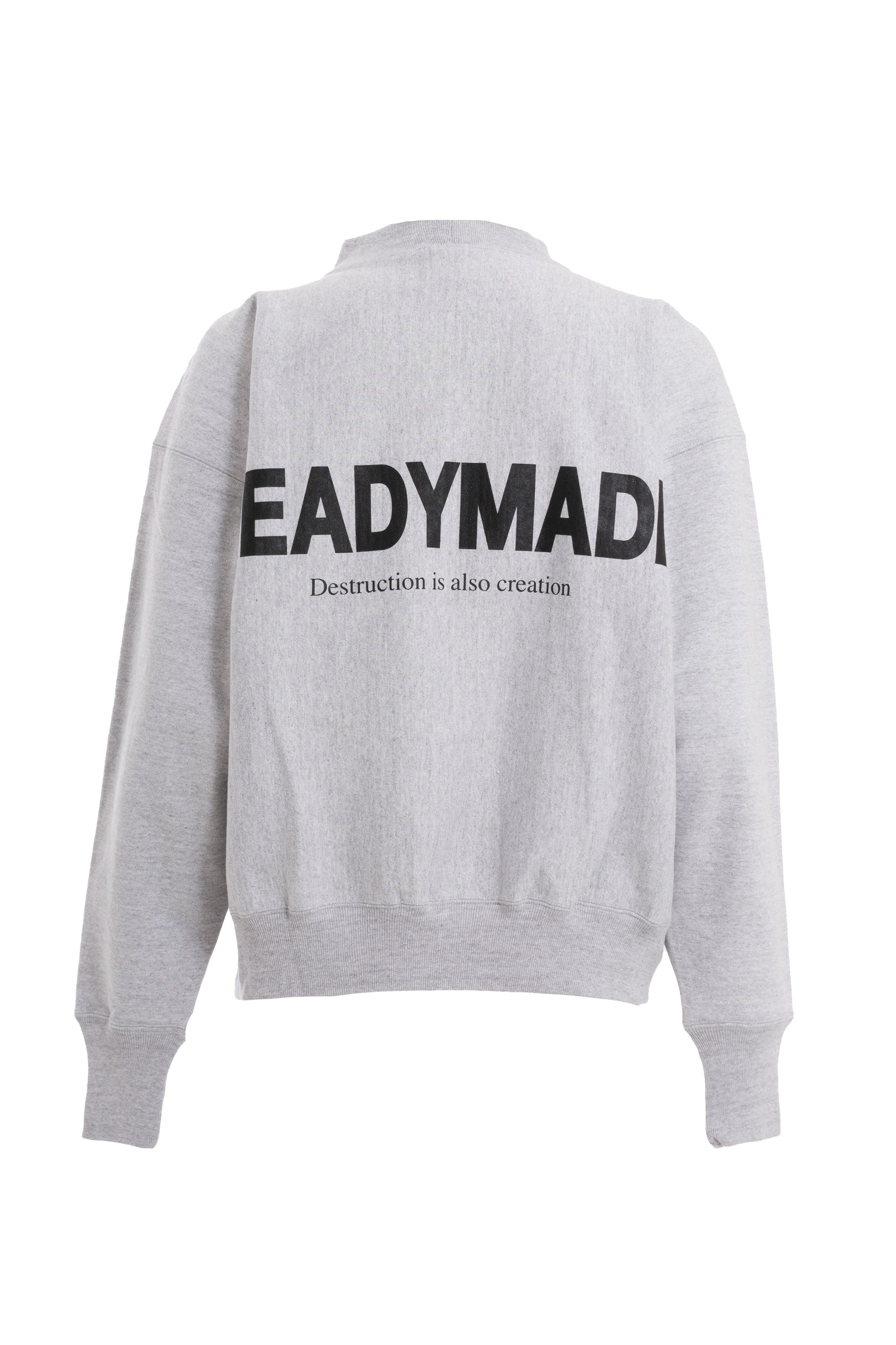 READYMADE FW23 MOCK NECK SWEAT SHIRT / GRY -NUBIAN