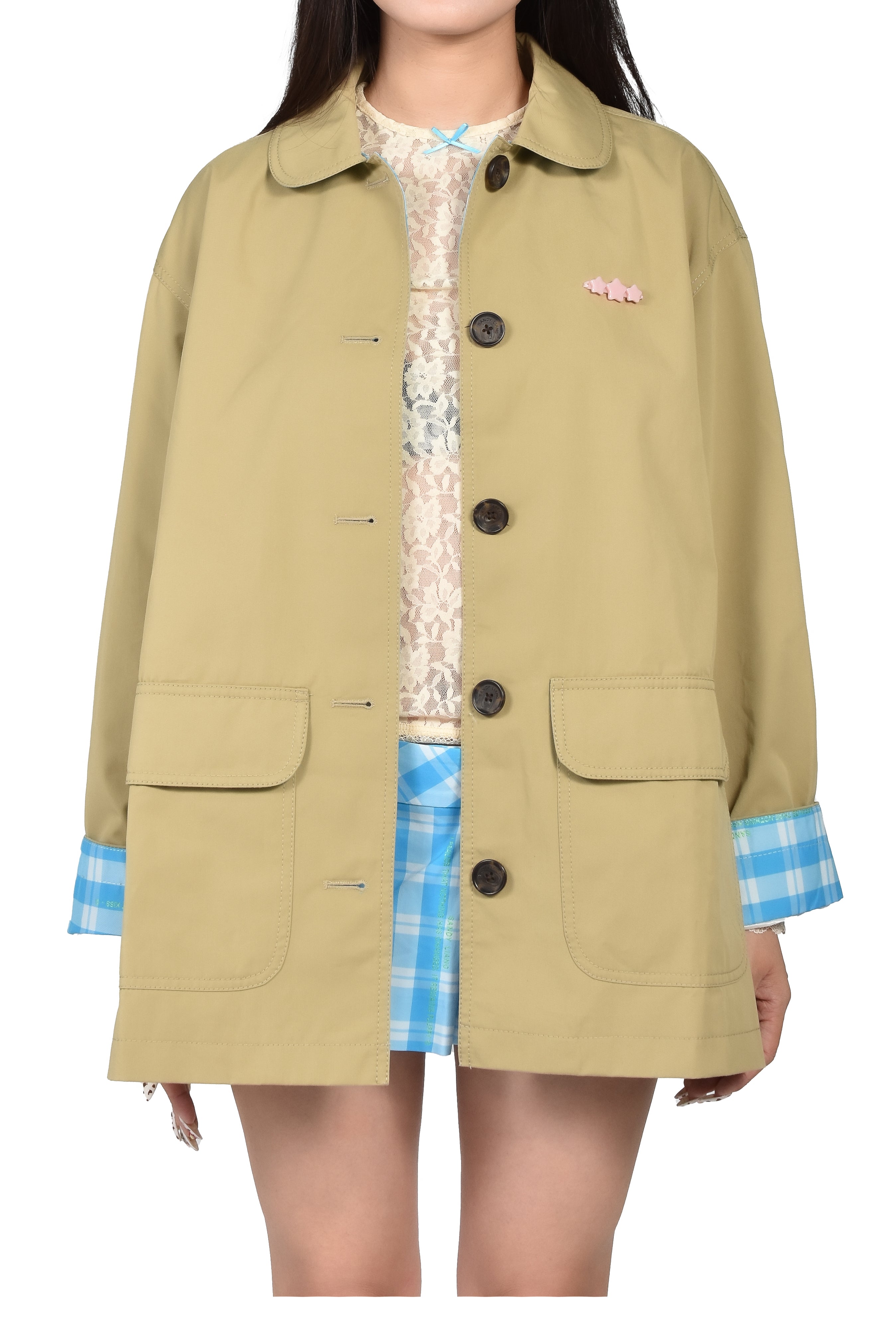 SANDY LIANG サンディーリアン SS26 ROMAINE BARN JACKET / SAND