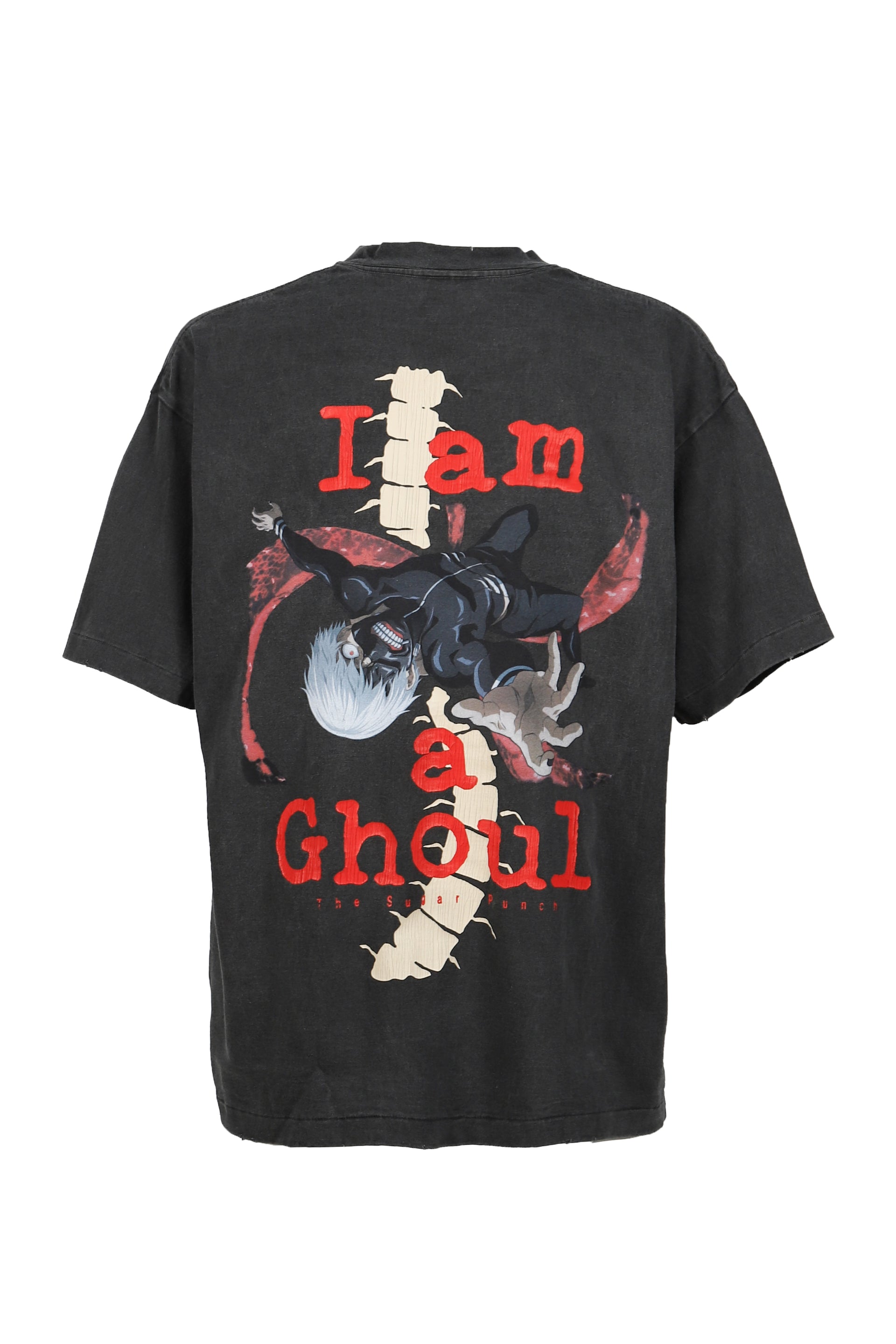 S/S T-SHIRT (KANEKI BACK BORN) / BLK