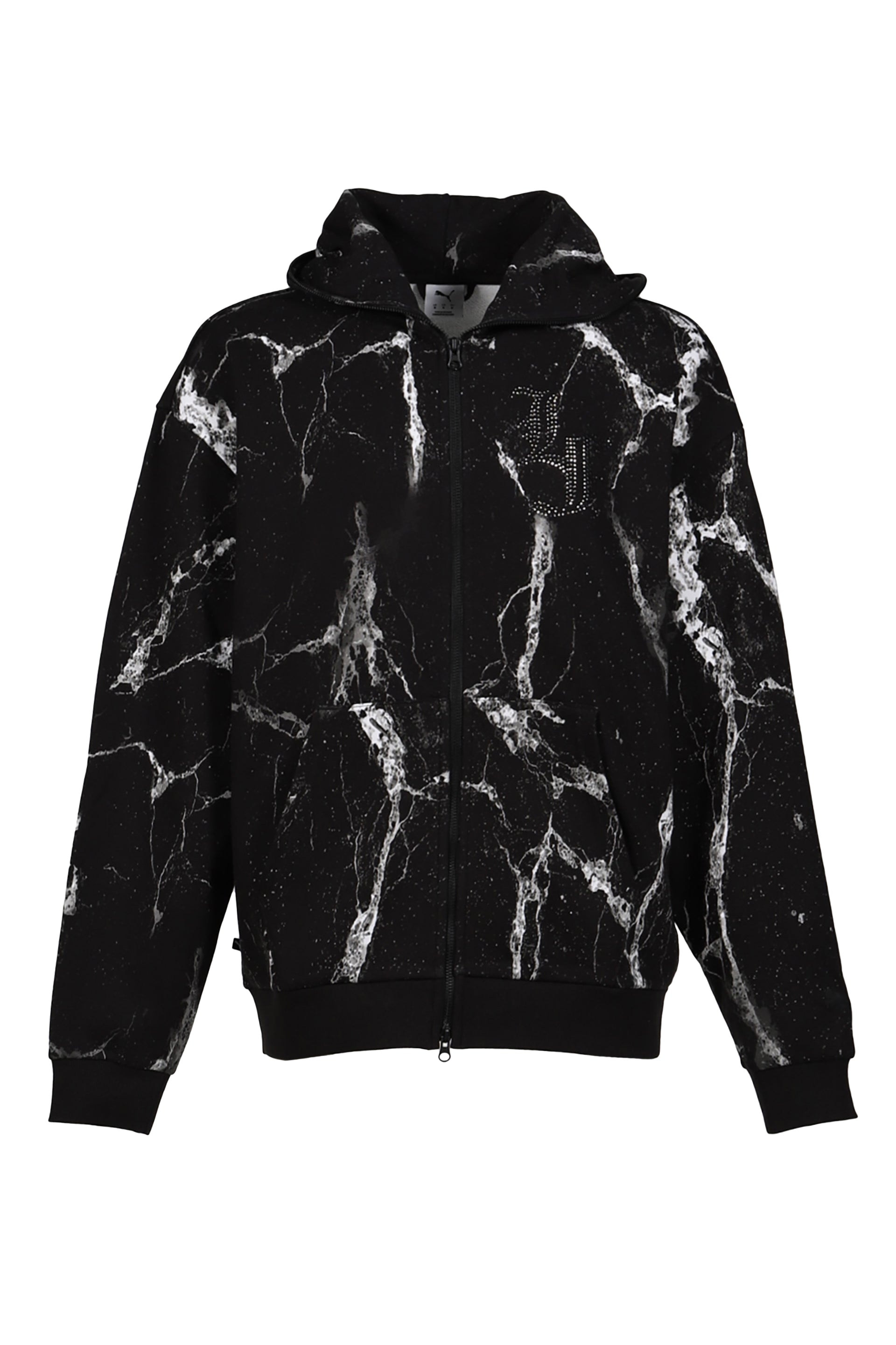 PUMA HOOPS × LaFrance HOOPS X LAFRANCE WRITTEN IN CHROME HOODIE / BLK