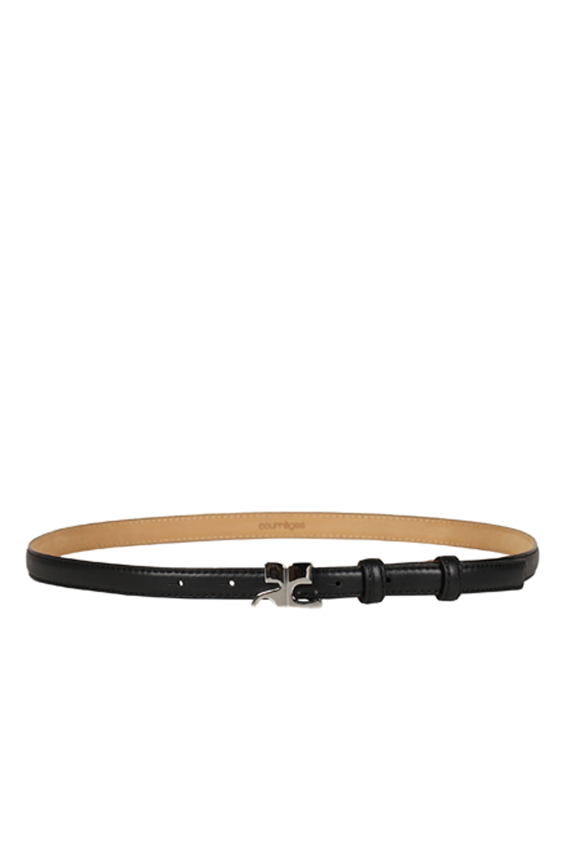 AC LEATHER 15MM BELT / BLACK