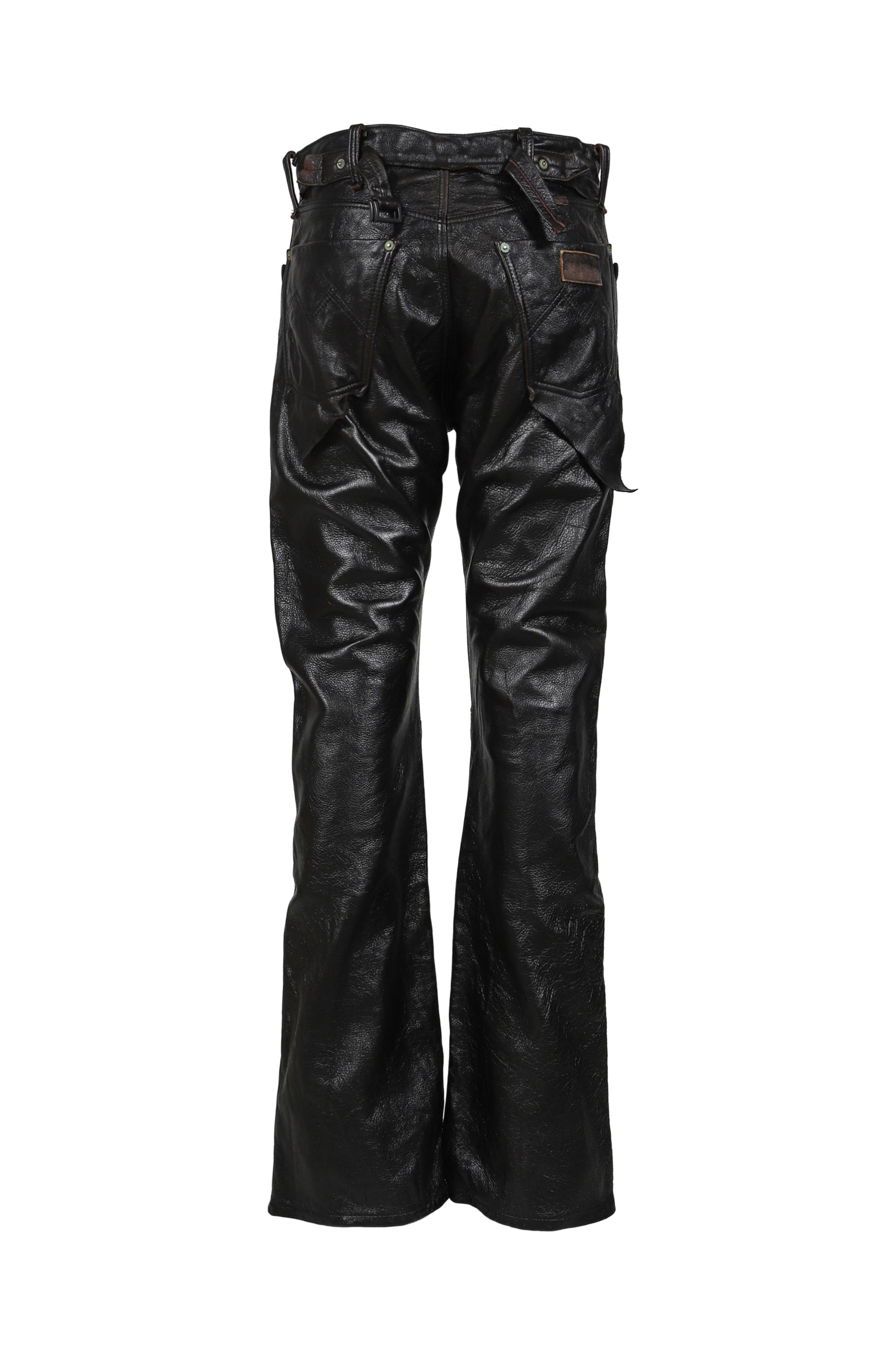 RUSTIC KNEE LOT.20617(BROWN CORE) / BLK