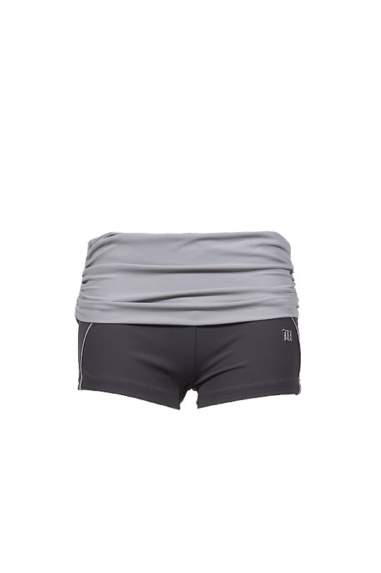 MISBHV LYCRA WRAPPED SHORTS / GRY