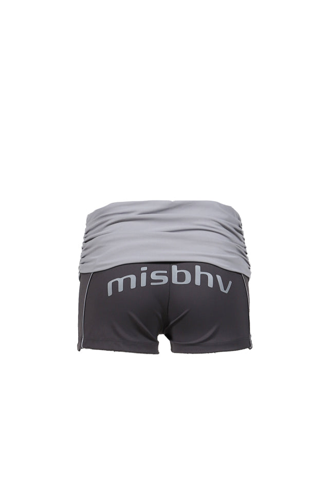 MISBHV LYCRA WRAPPED SHORTS / GRY