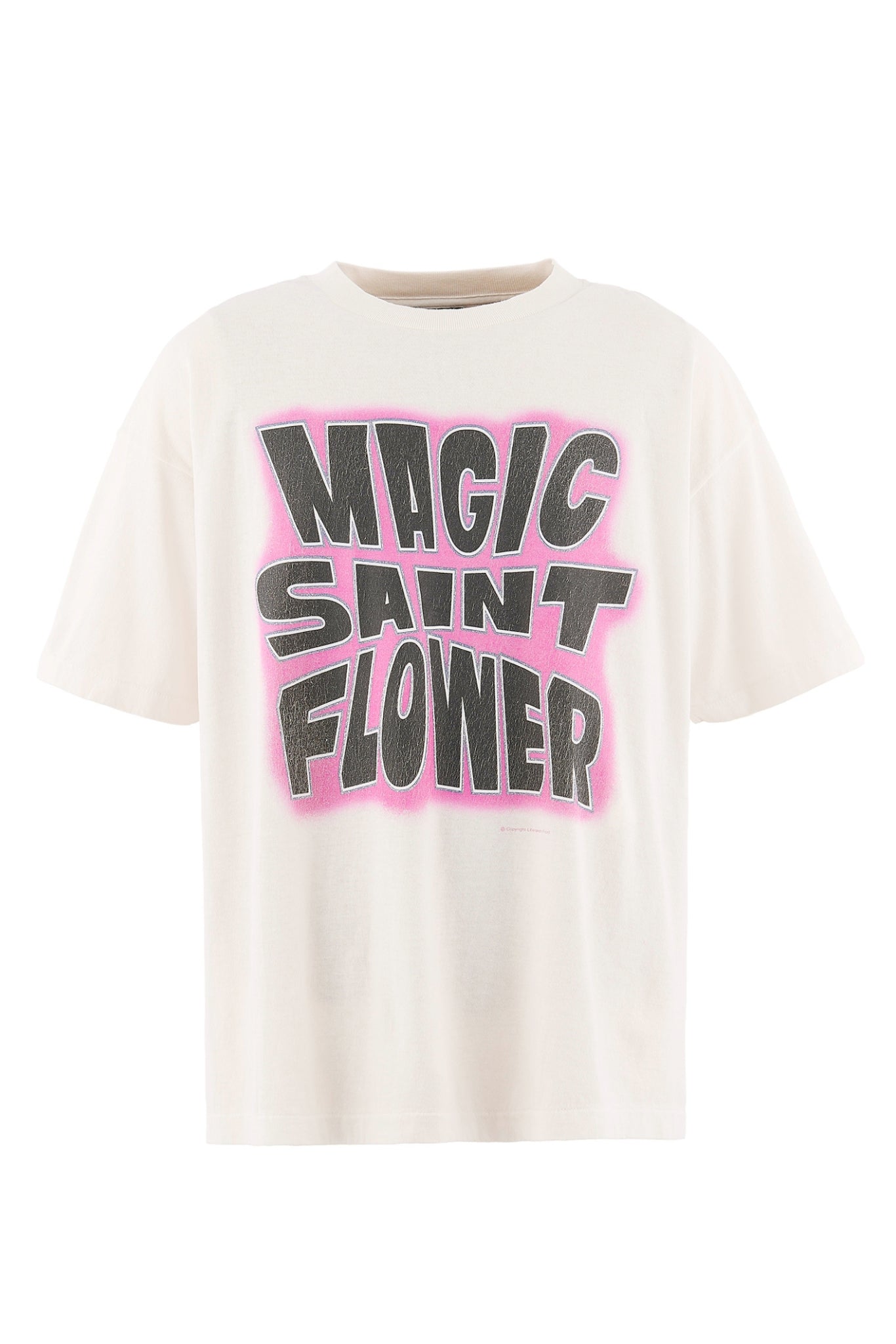 SAINT Mxxxxxx SAINT MICHAEL SS26 SS T-SHIRT/MAGIC SAINT / WHT - NUBIAN