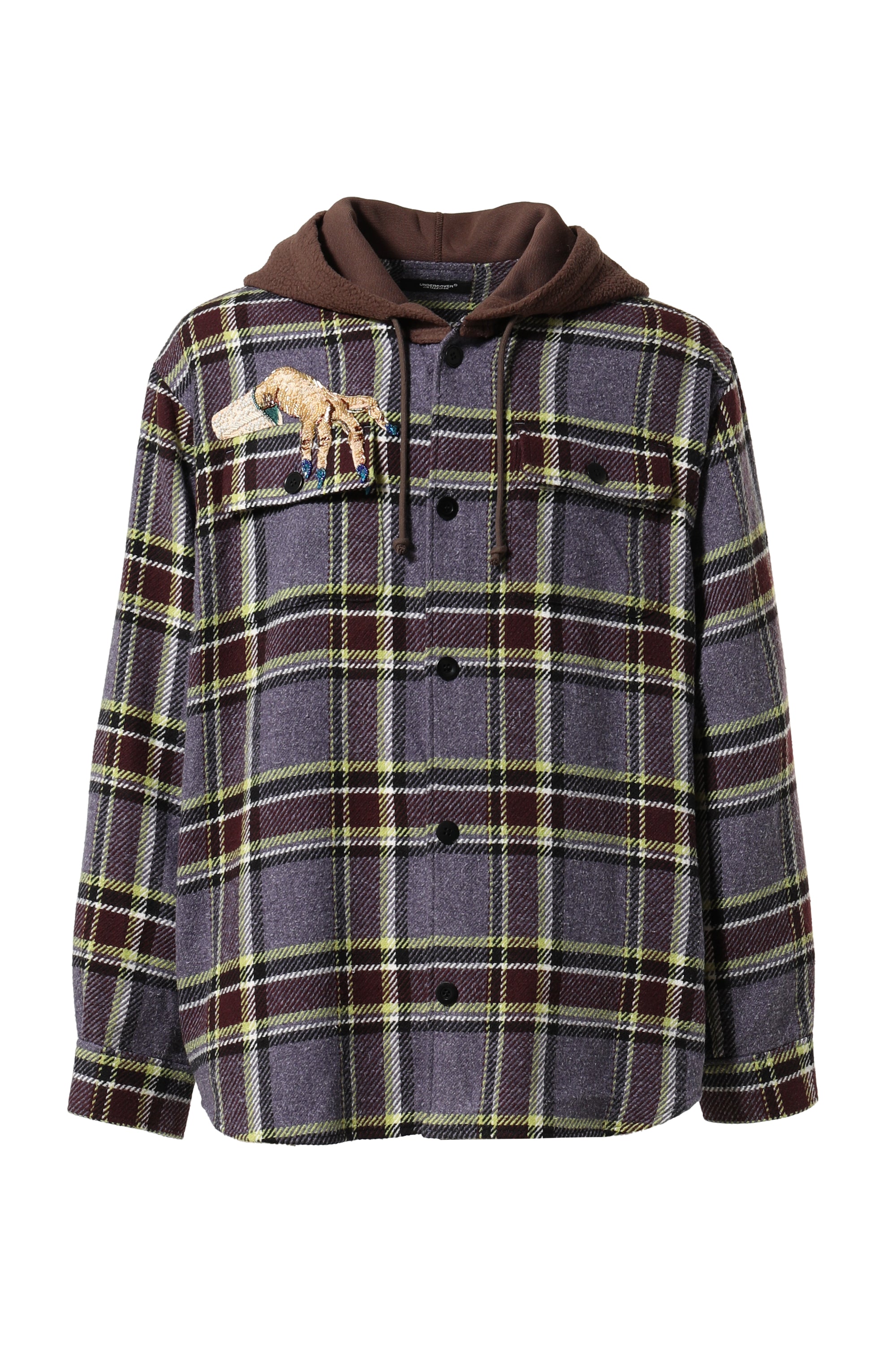 undercover flannel shirt jacket アンダーカバー-