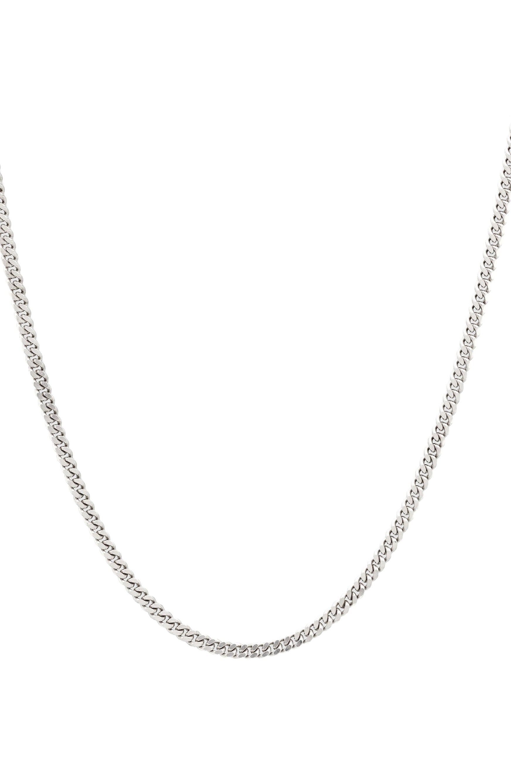 Tom Wood トム ウッド FW26 CURB CHAIN M 18 / SIL - NUBIAN ヌビアン