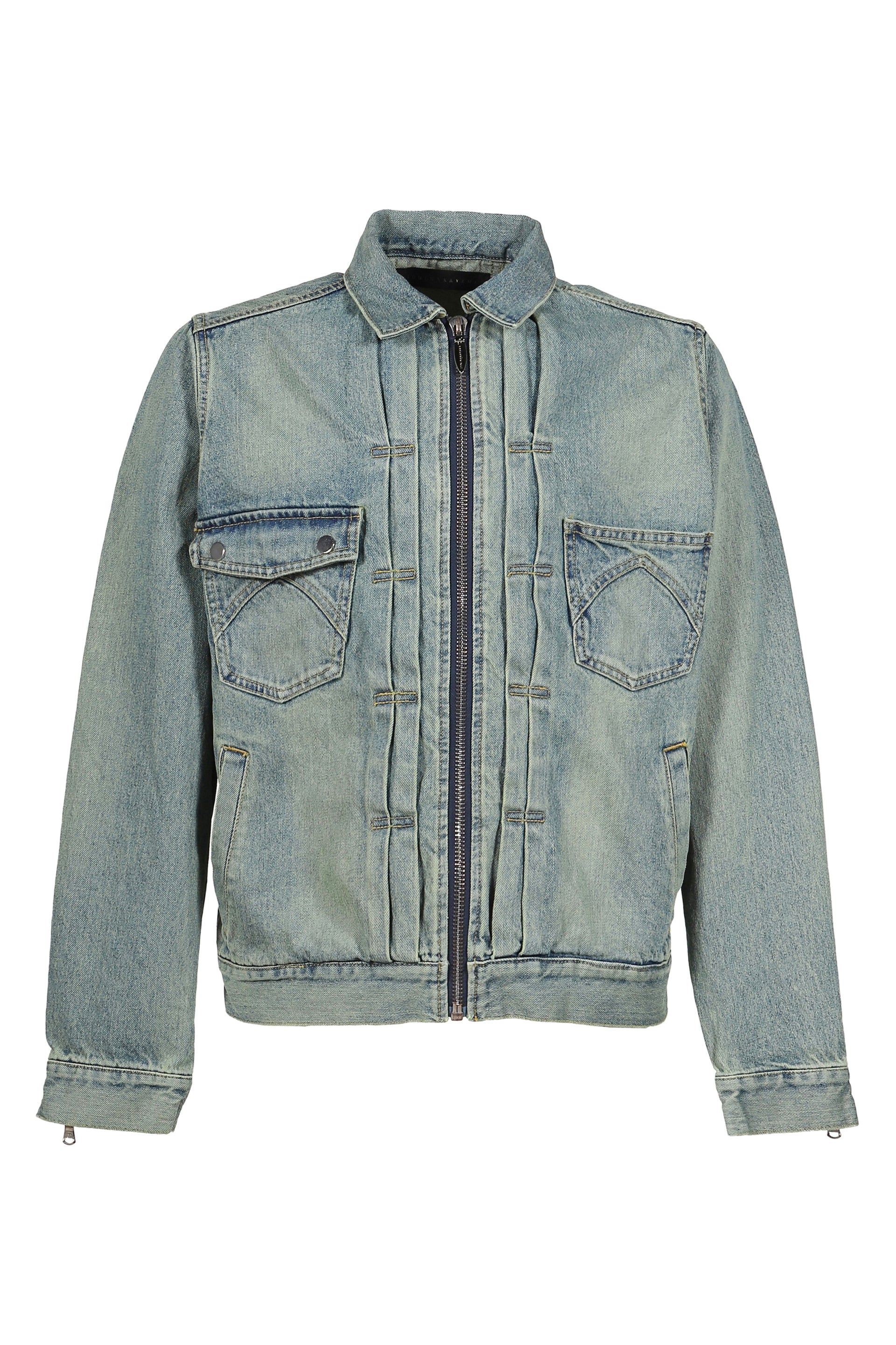 SLIDE DENIM JACKET / LT. IND