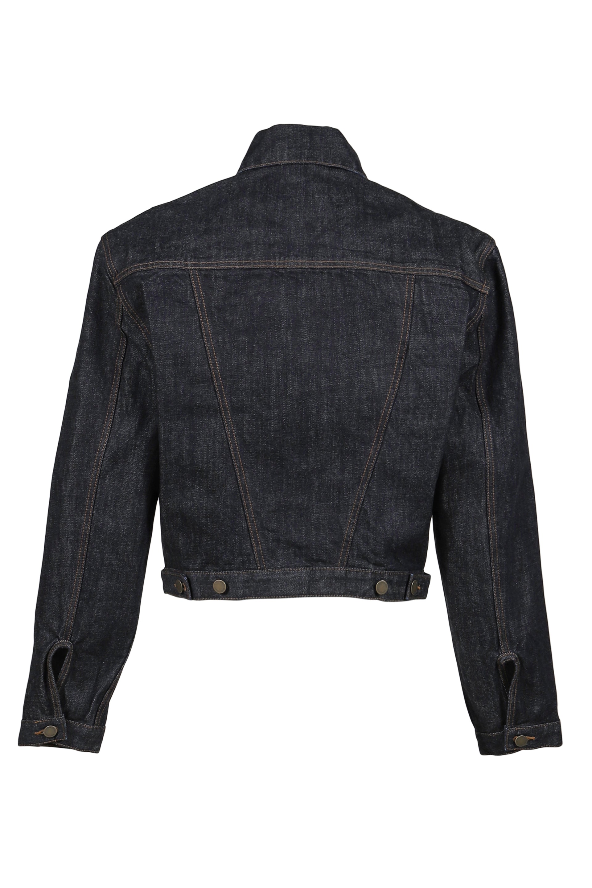 SHRUNKEN DENIM JACKET / RAW IND