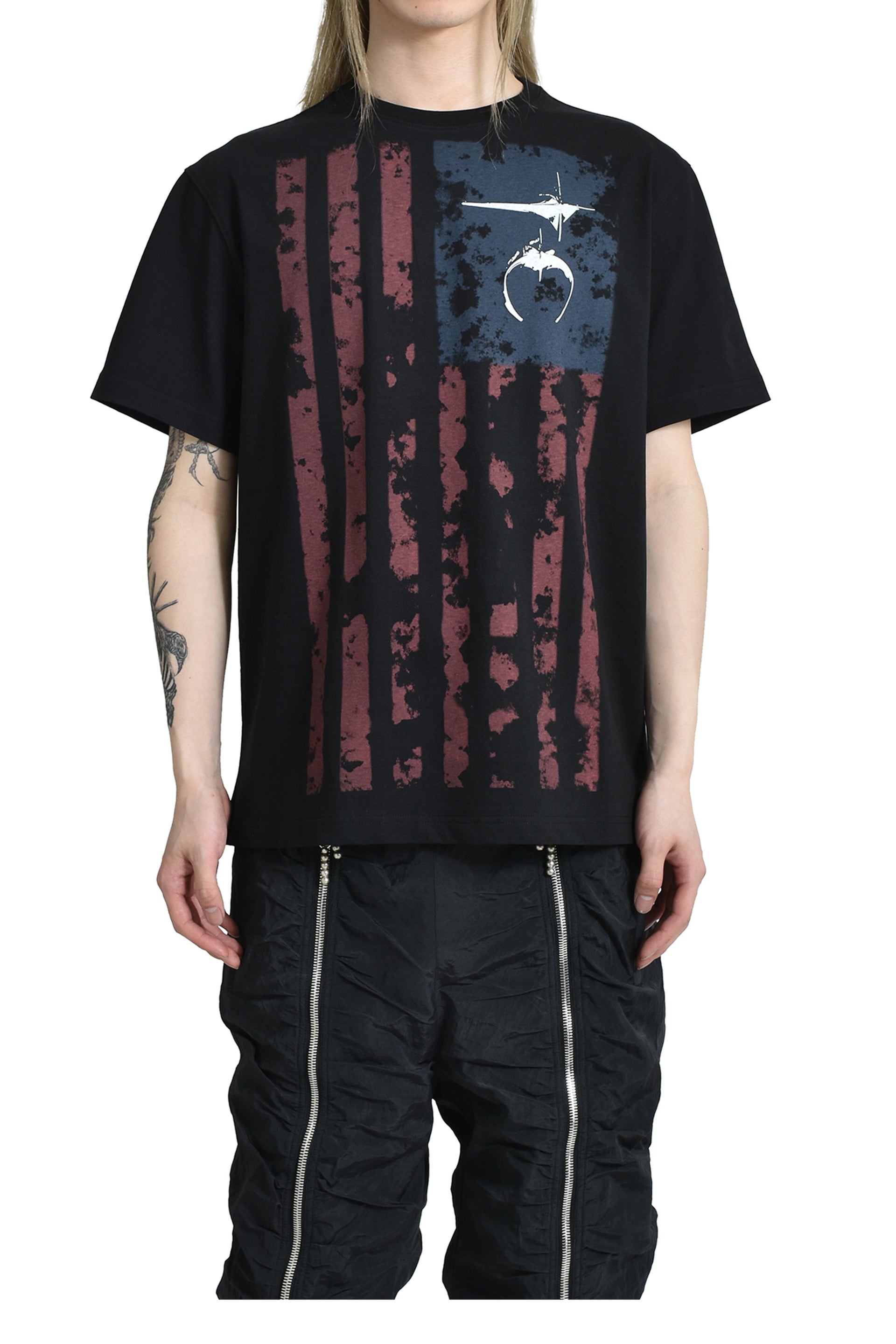 Thug Club OLD GLORY T-SHIRT / BLK