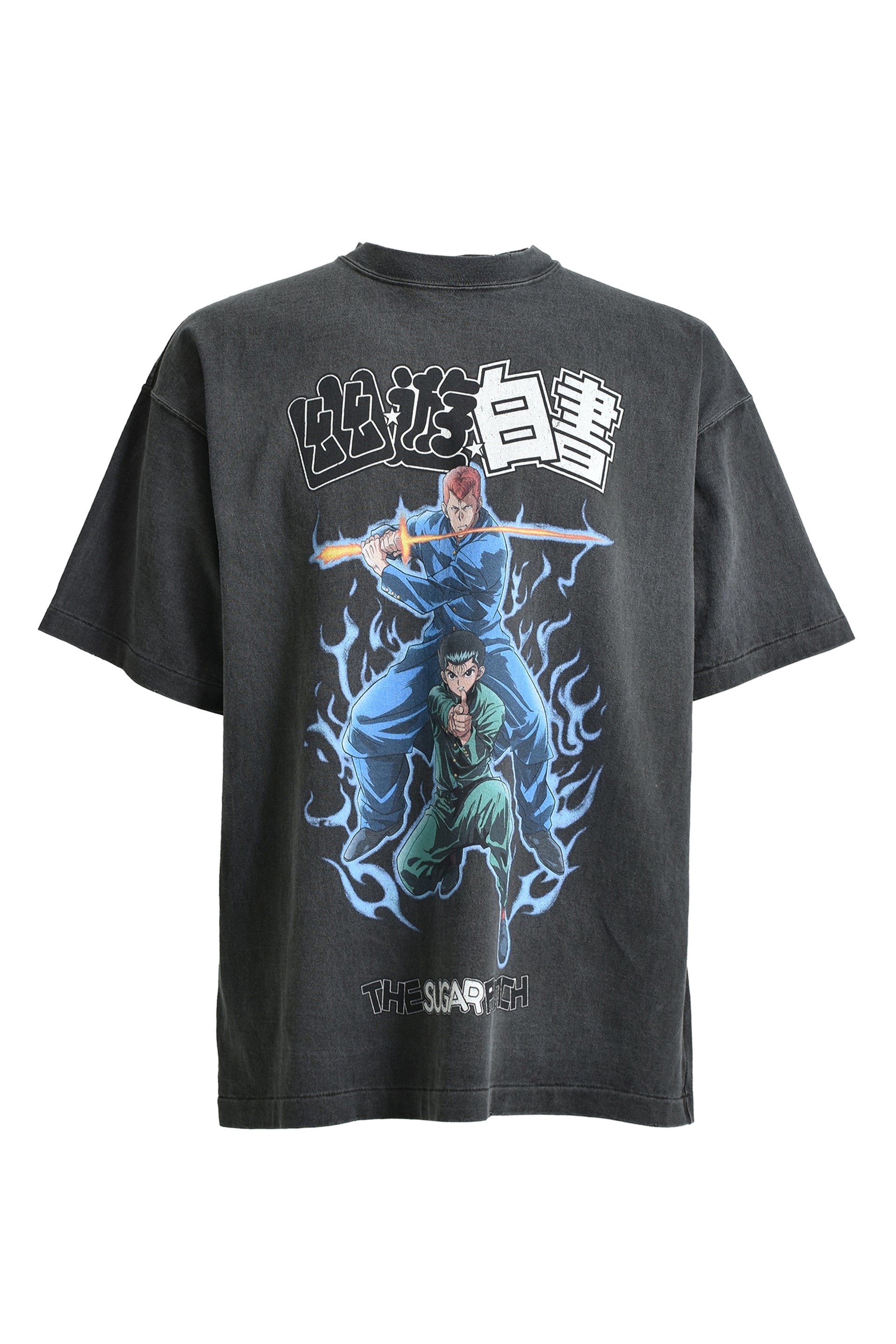 THE SUGAR PUNCH × TVアニメ「幽☆遊☆白書」 S/S T-SHIRTS / BLK