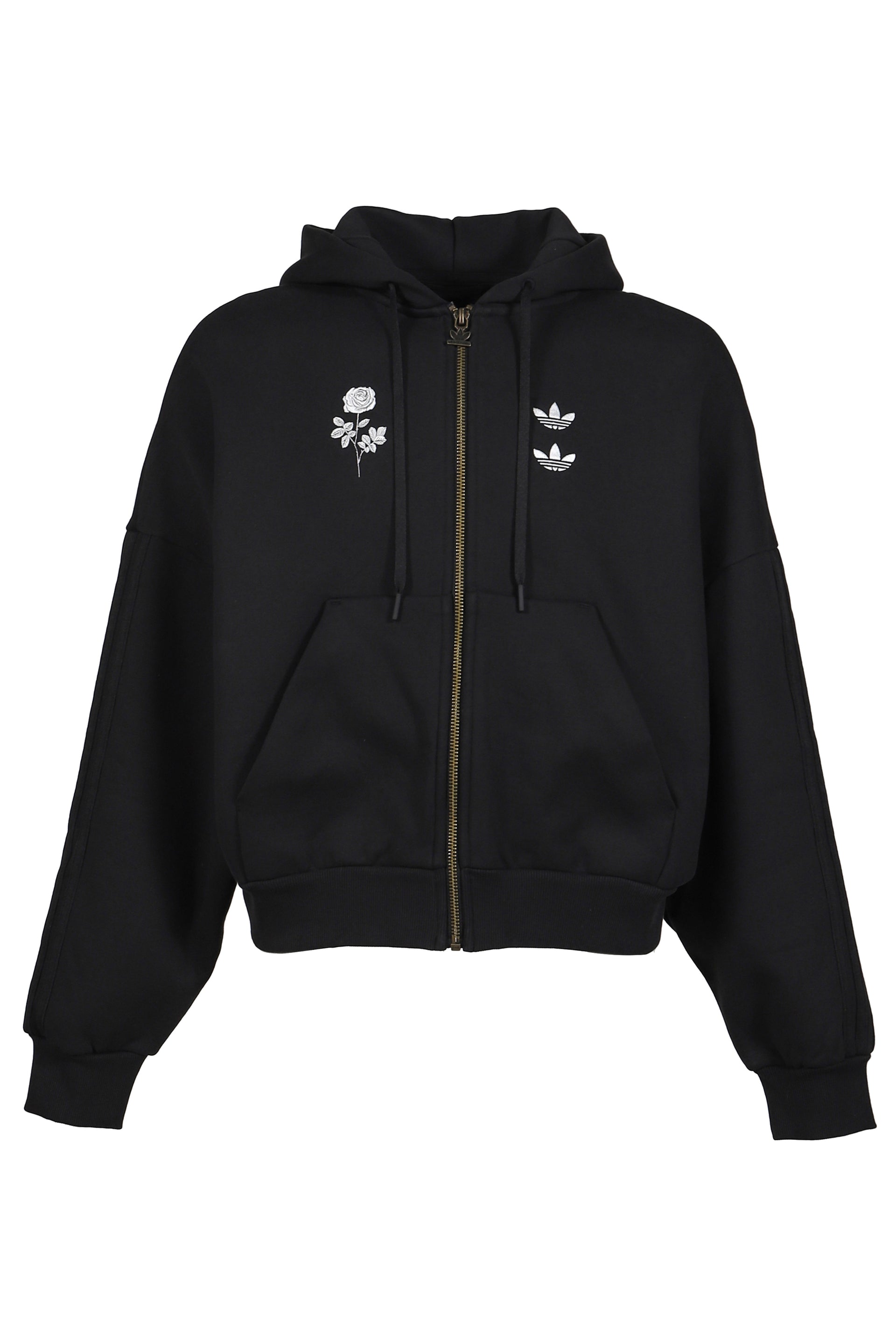 HEAVY WEIGHT ZIP HOODY / BLK