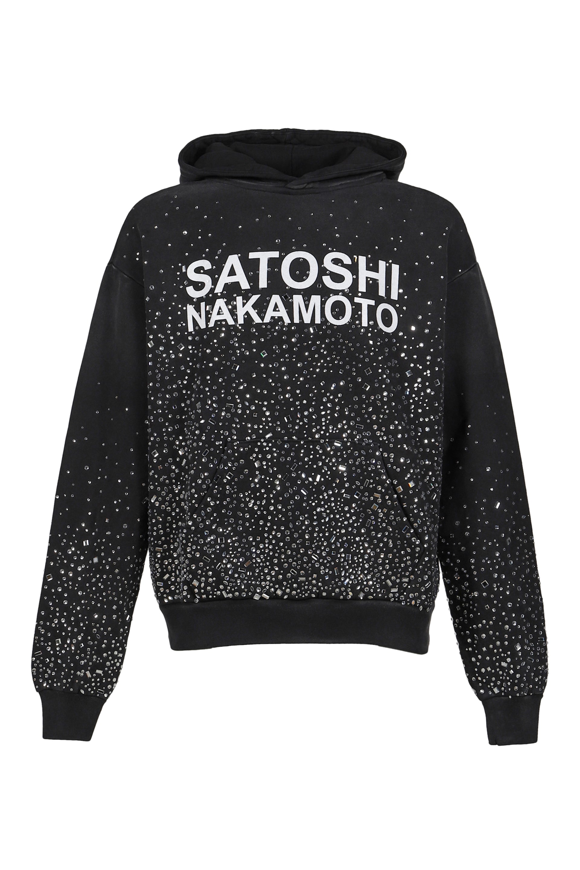 SHATTERED GLASS HOODIE / BLK