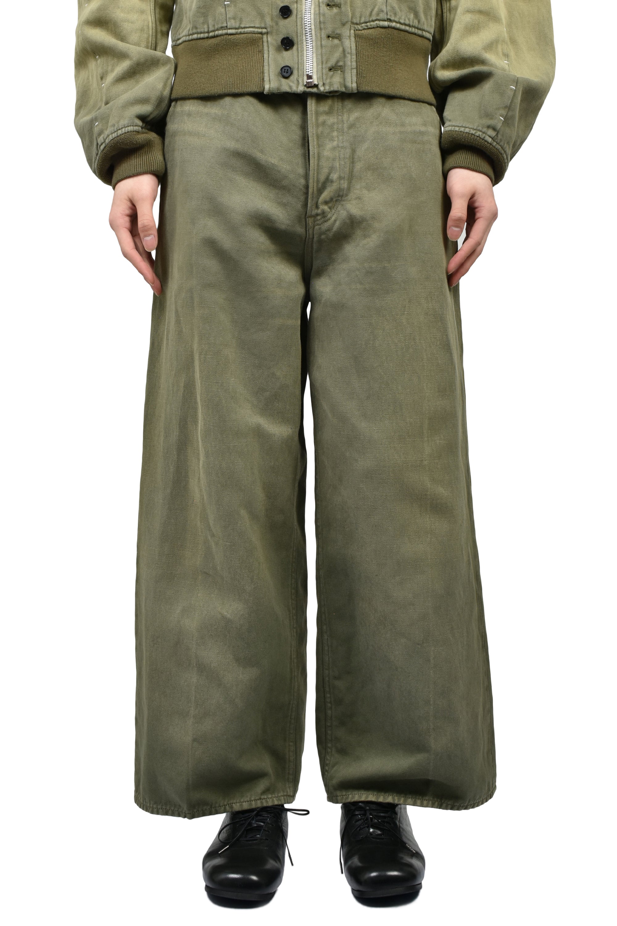 MASU エムエーエスユー SS26 HARD DIGGER PANTS / SAGE GRN - NUBIAN