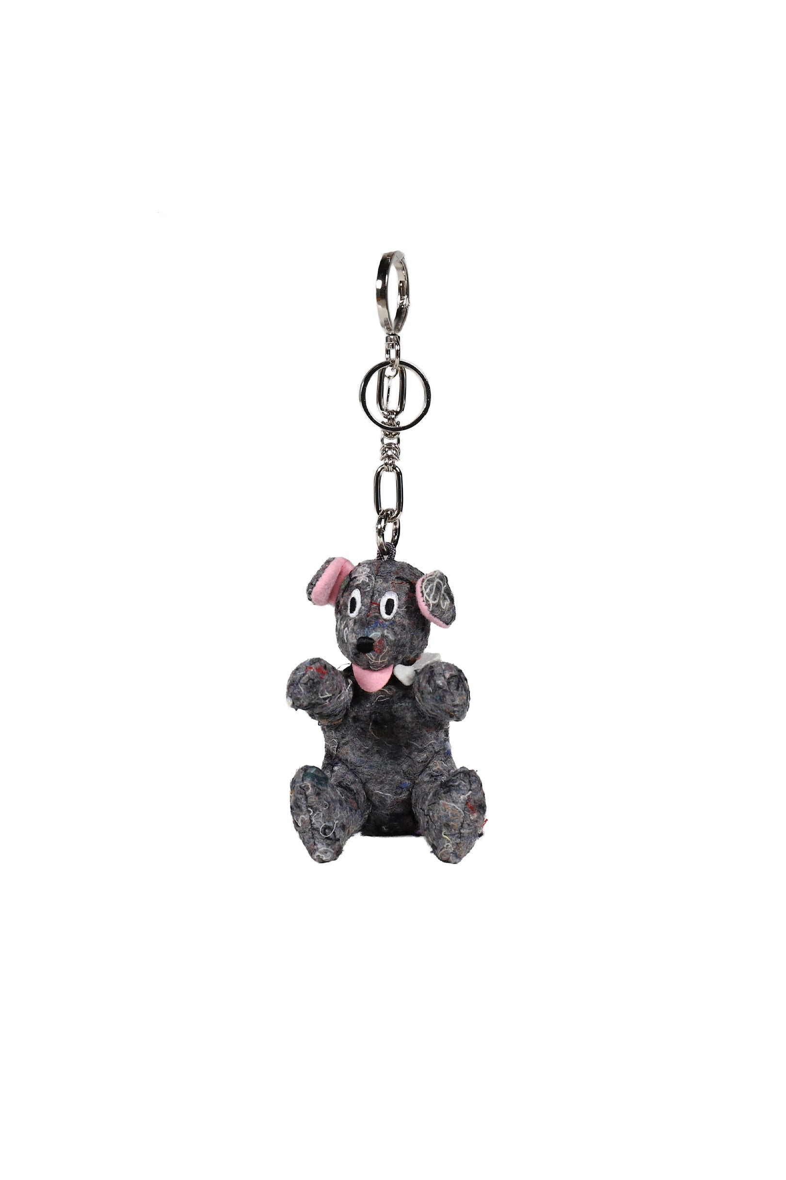 KEY CHARM WITH DOG DOLL / BLACK