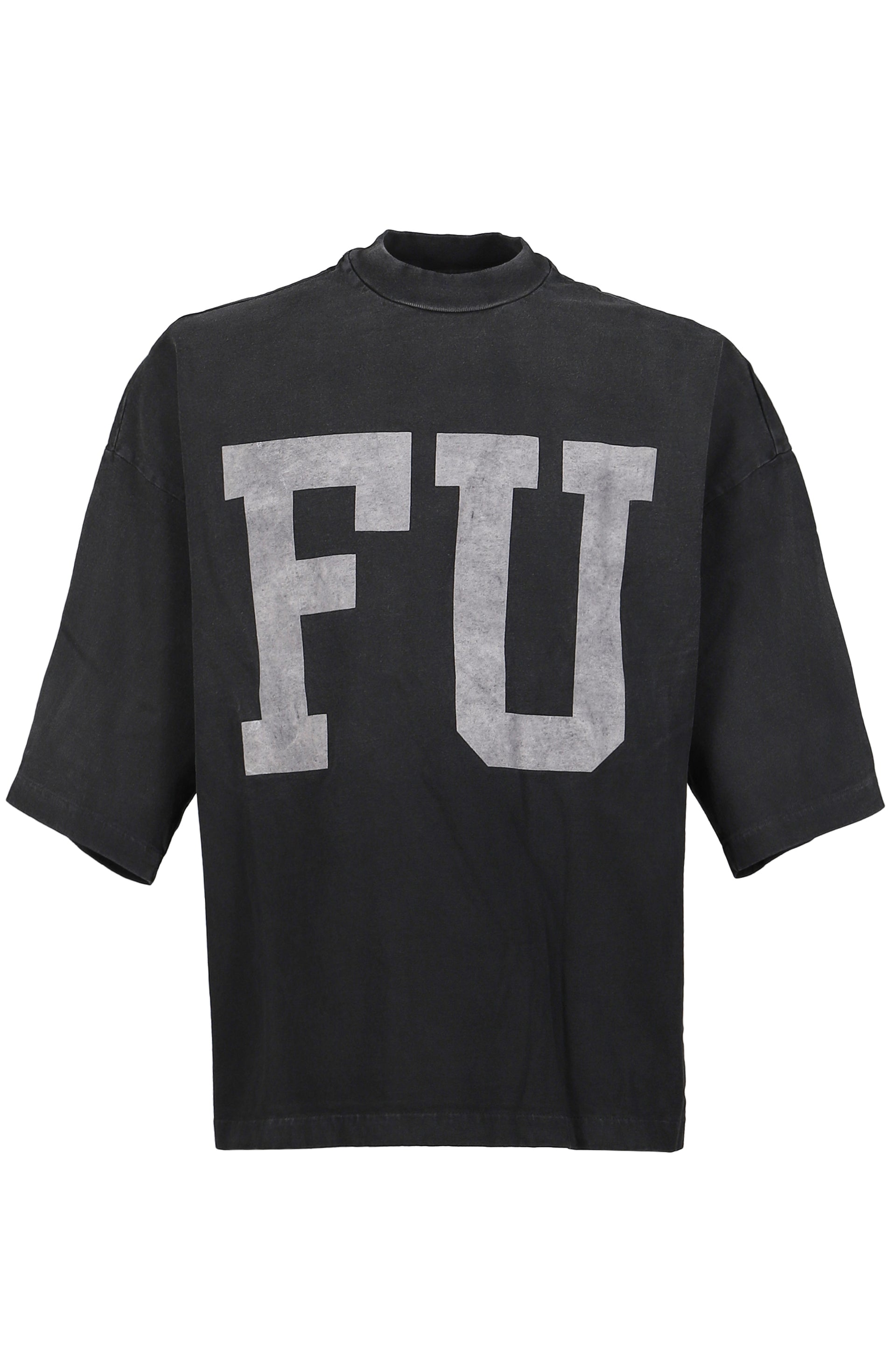 RELAXED "EDUCATE" TEE / BLK