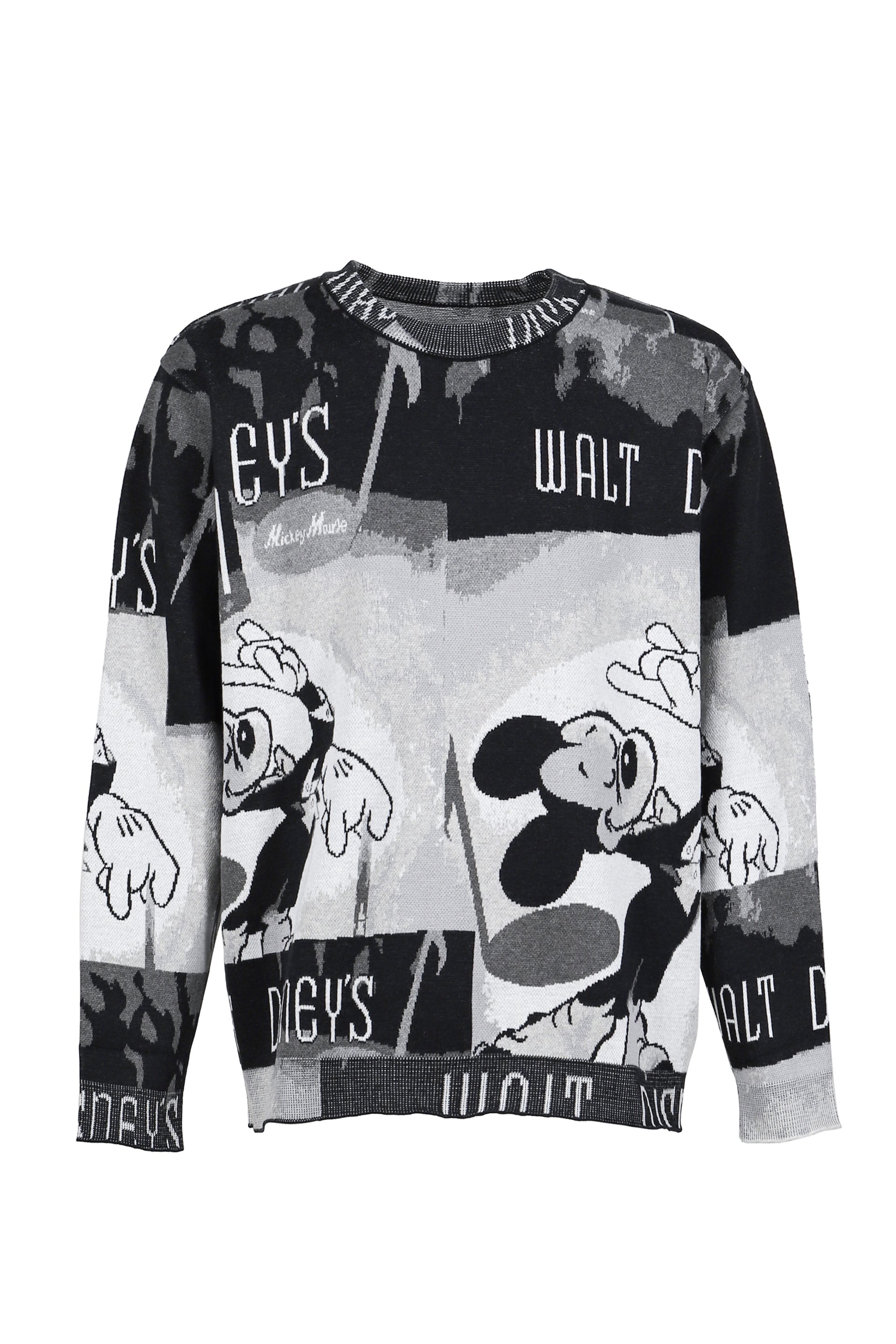 DISNEY VP / PC KNIT COLLECTION CREWNECK / MICKEY MOUSE / BLK
