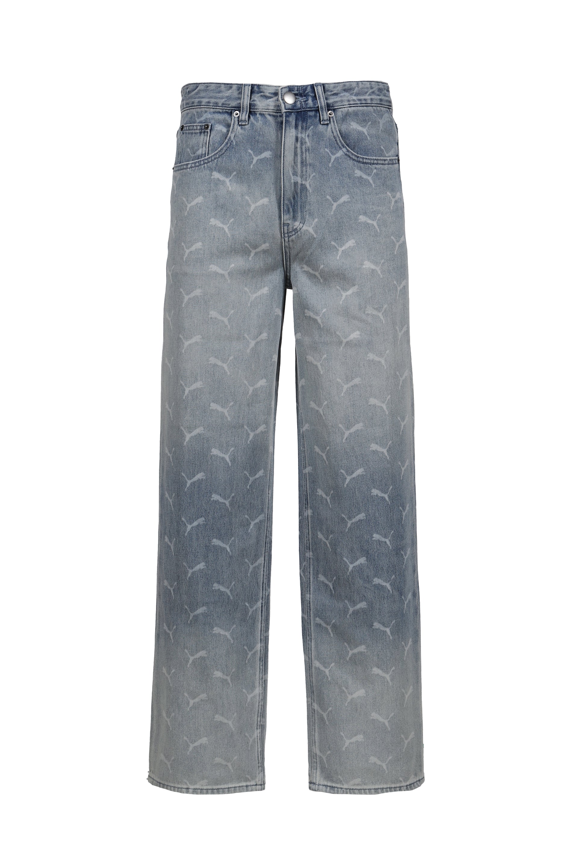 LASER MONOGRAM DENIM / FADED DENIM-AOP