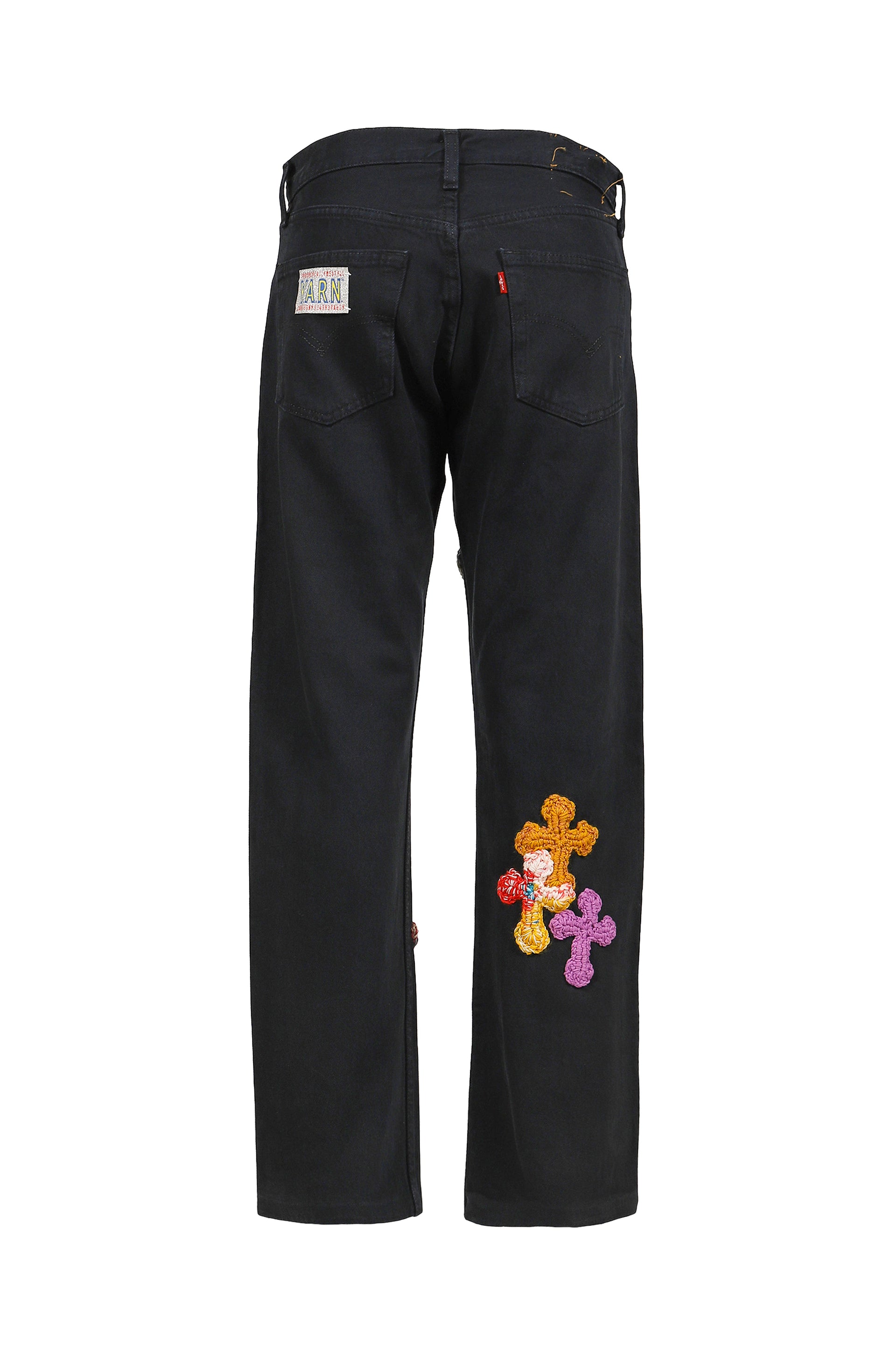 3D CROSS BLACK DENIM / BLK