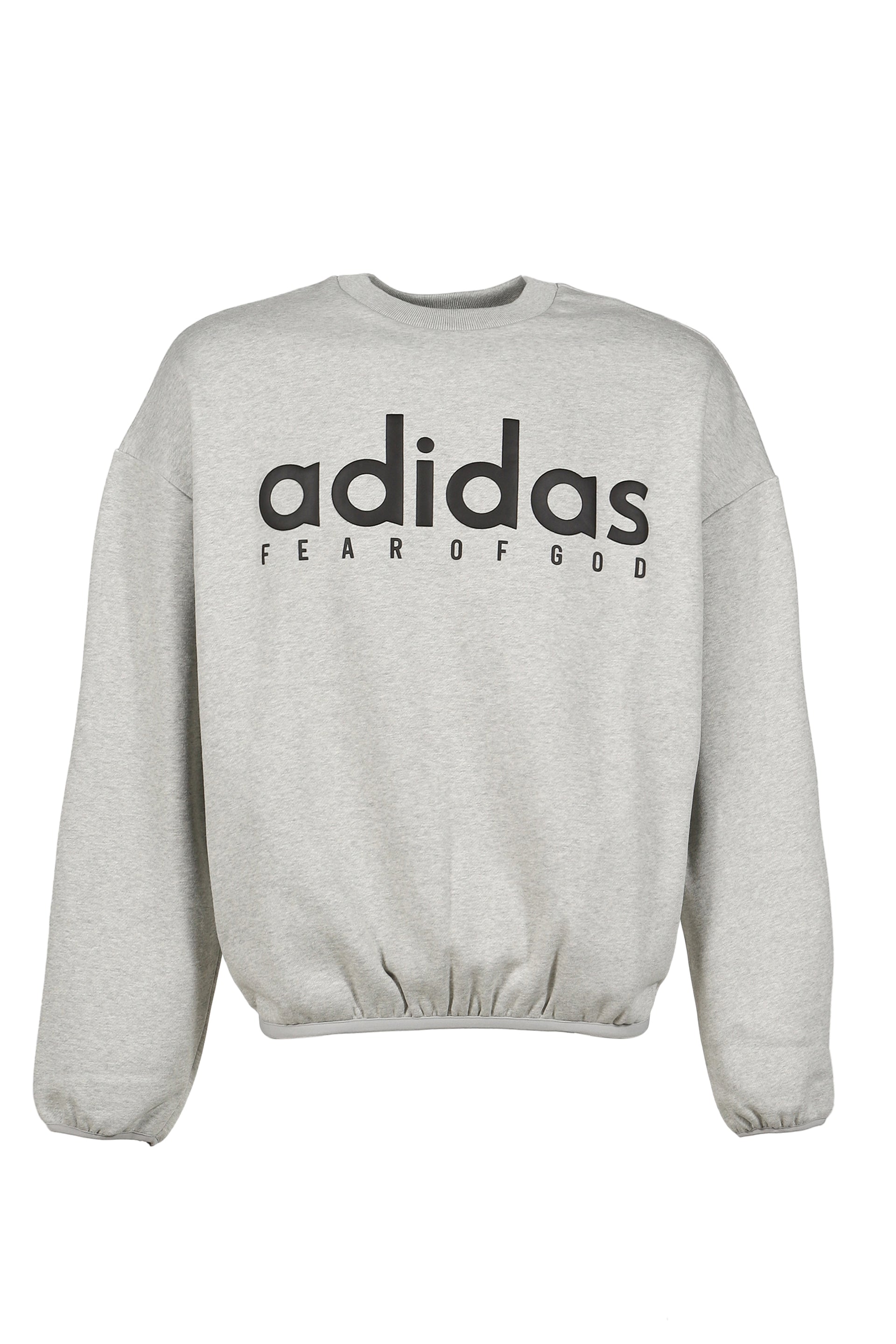 HEATHER FLEECE CREWNECK / GRY