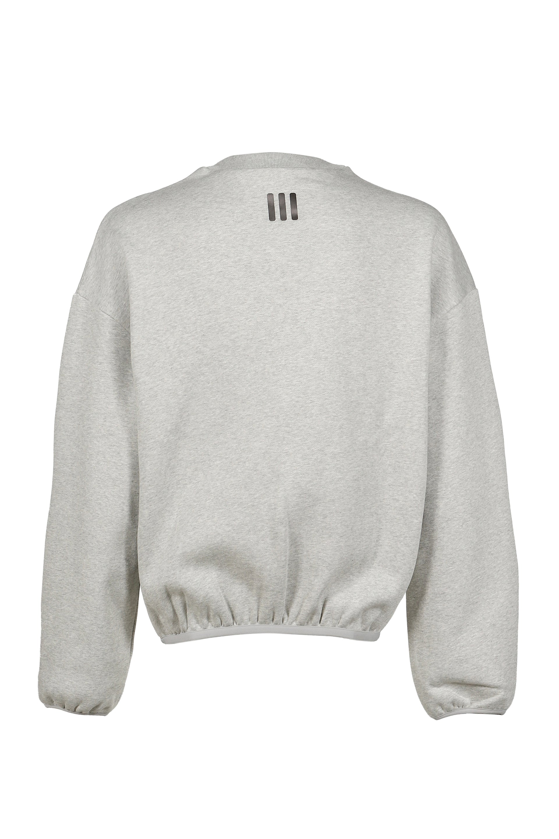 HEATHER FLEECE CREWNECK / GRY