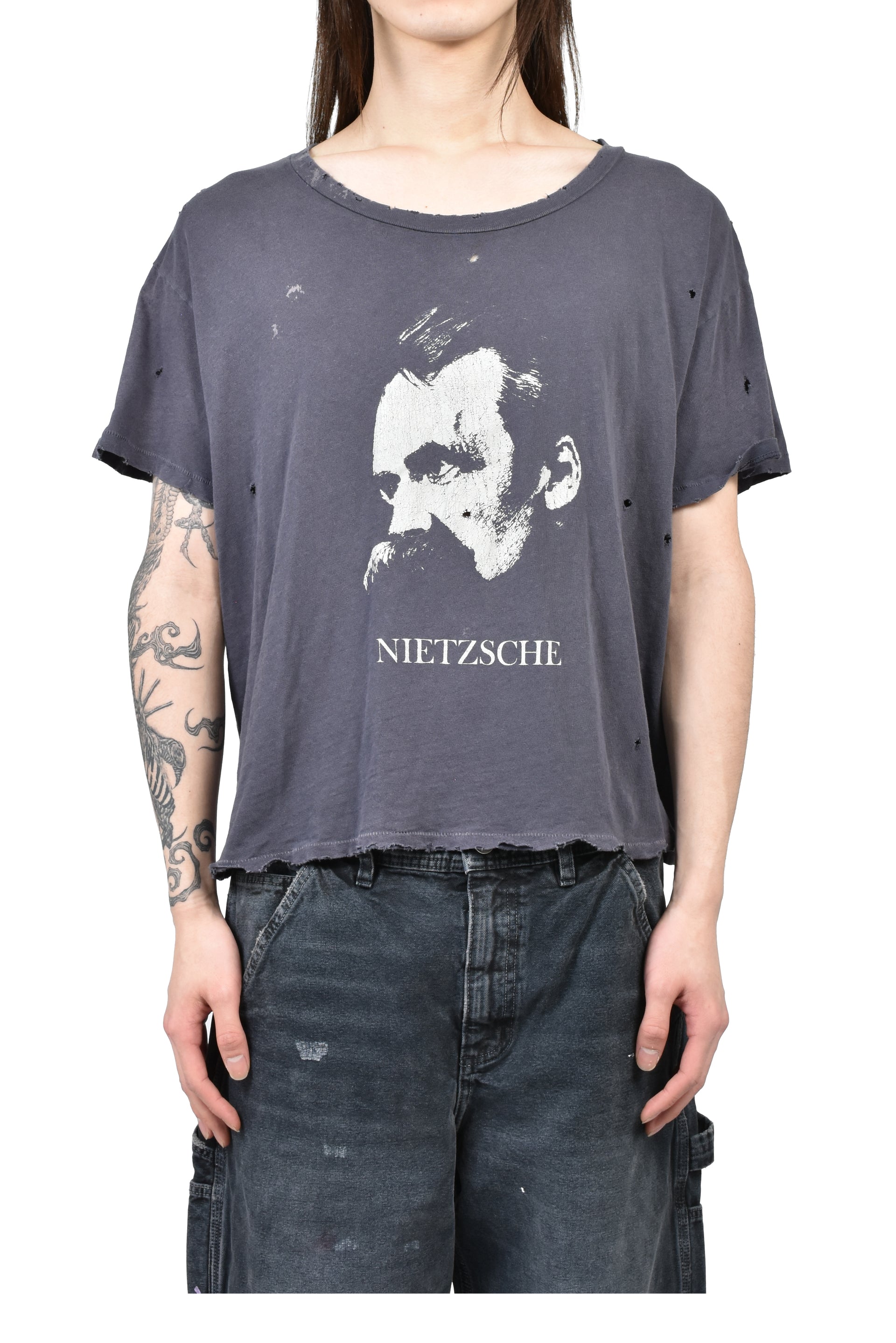 NIETZSCHE T-SHIRT / BURNOUT GRAY