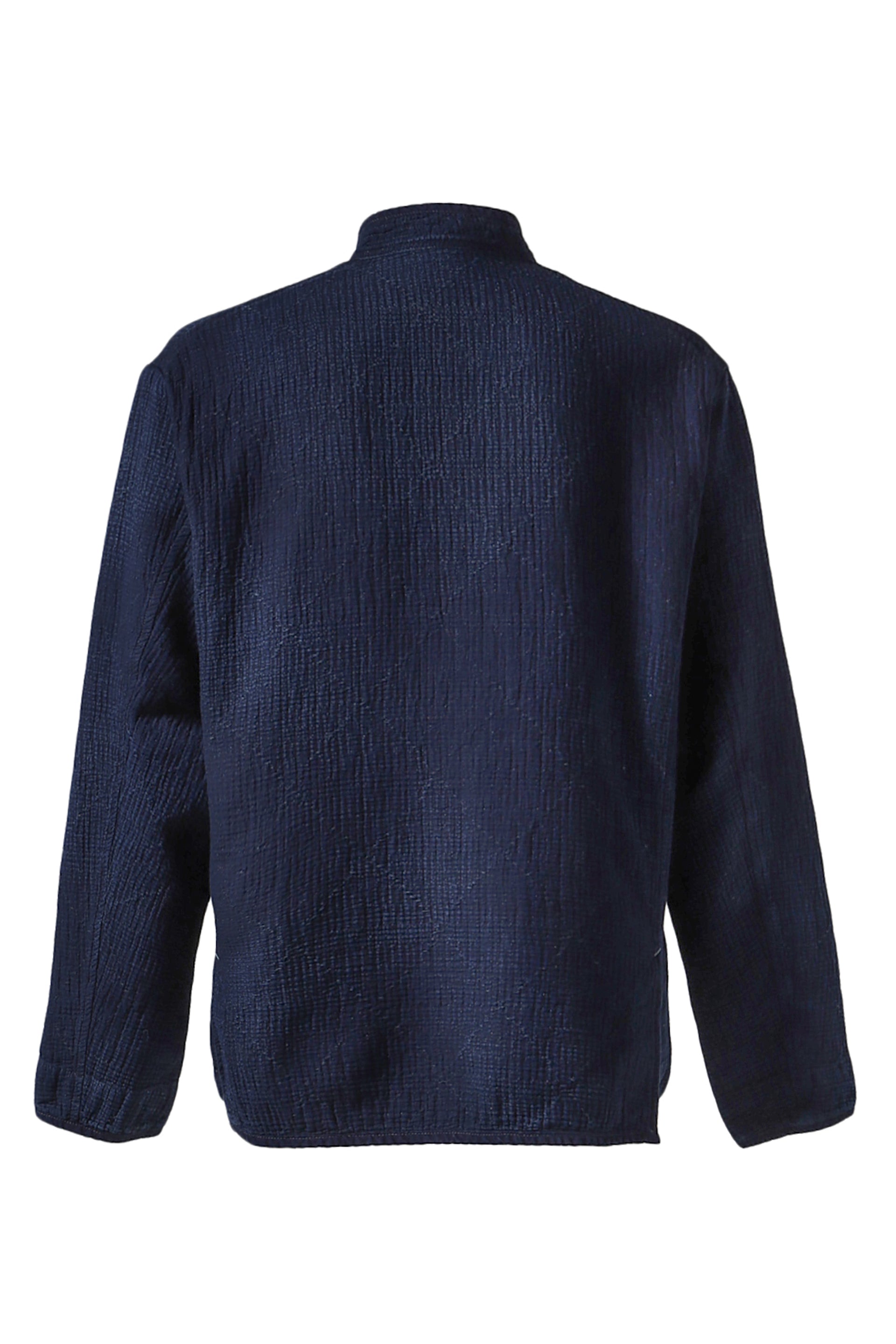 PORTER CLASSIC NEW SASHIKO LIGHT CHINESE JACKET / BLU