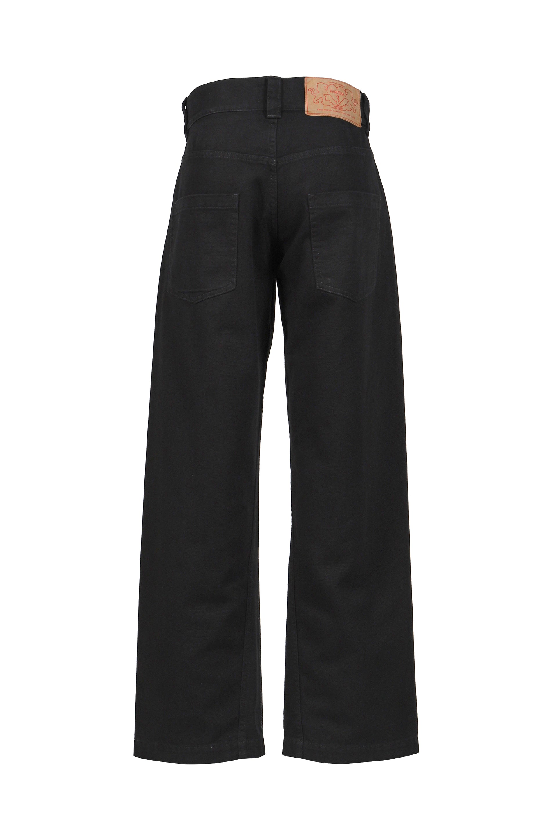 PAINTED WORKWEAR PANTS WOVEN / BLK