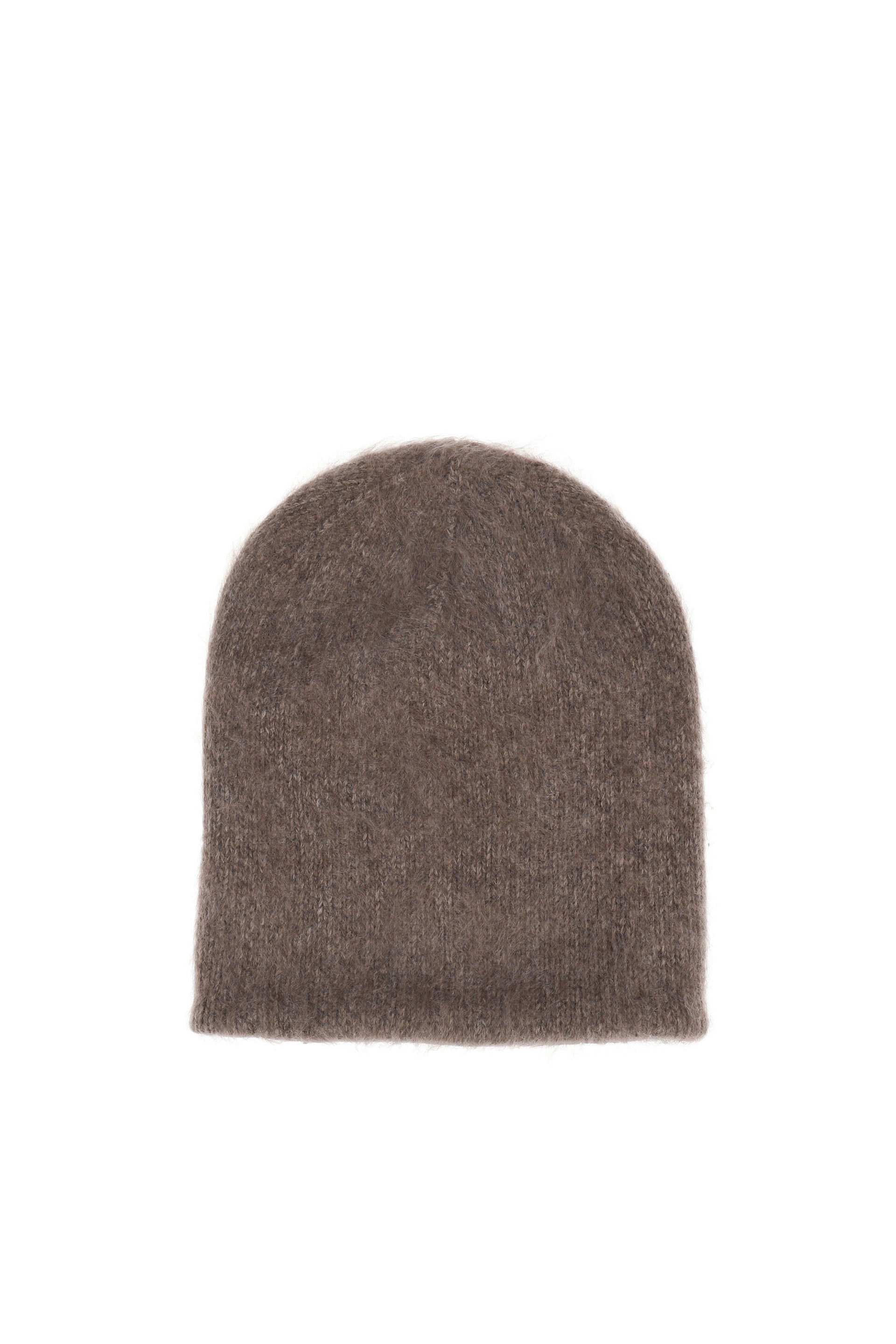 CASHMERE BIG BEANIE / DUSTY BRW