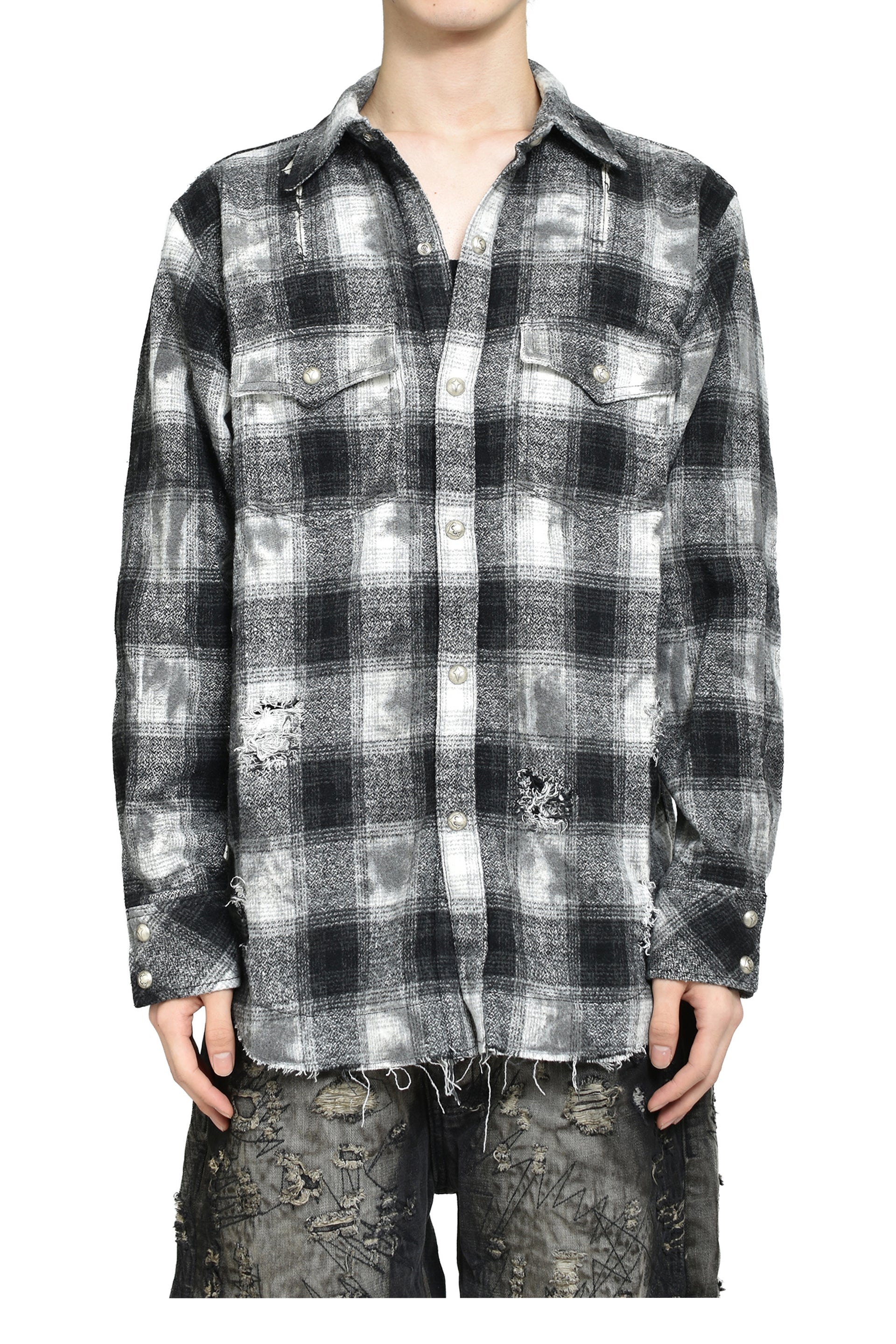 ANGELS DAMAGED SHIRT / BLK