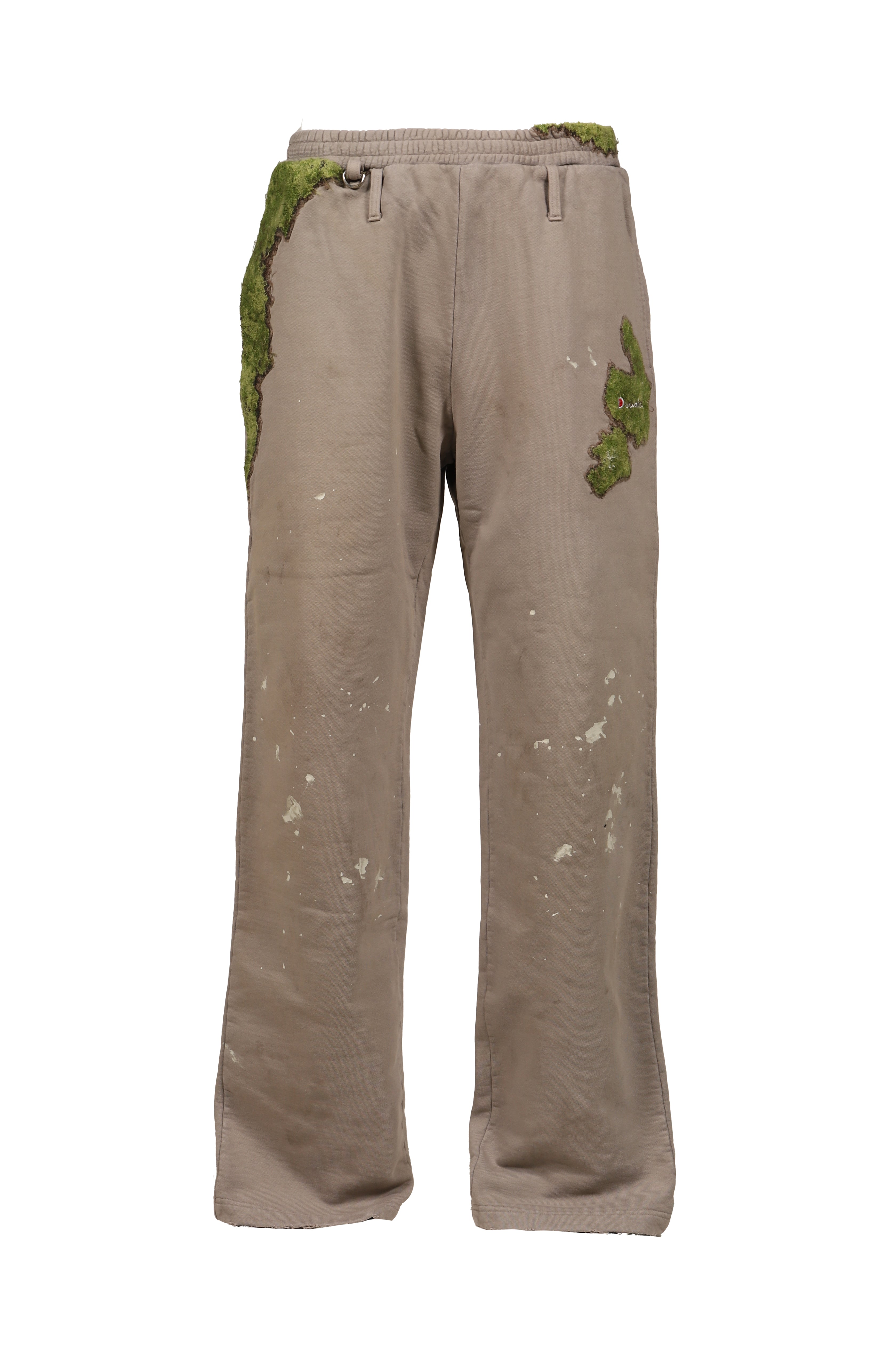 doublet ダブレット SS26 MOSS-GROWN EMBROIDERY SWEAT PANTS / GRY
