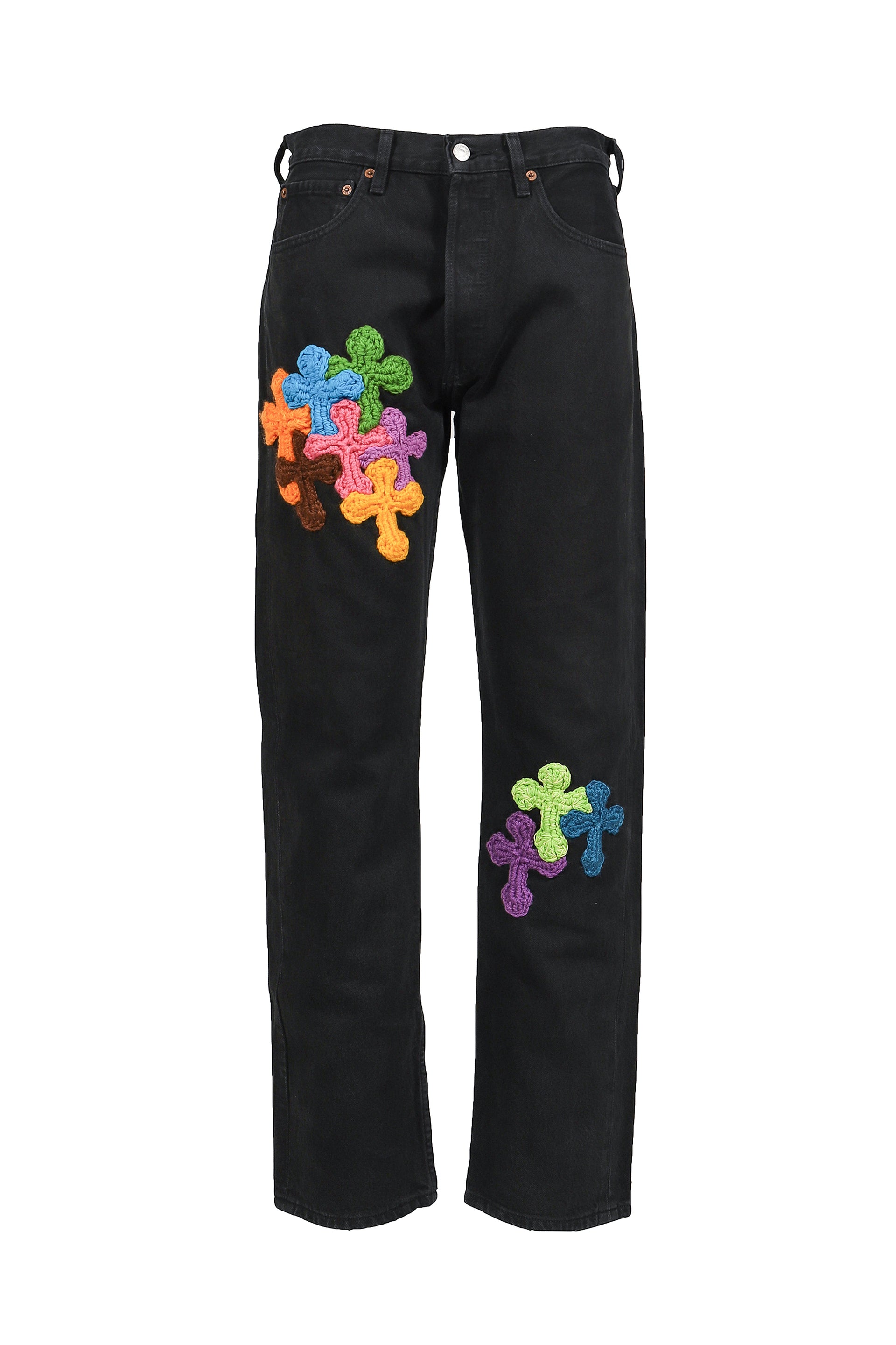 3D CROSS BLACK DENIM / BLK