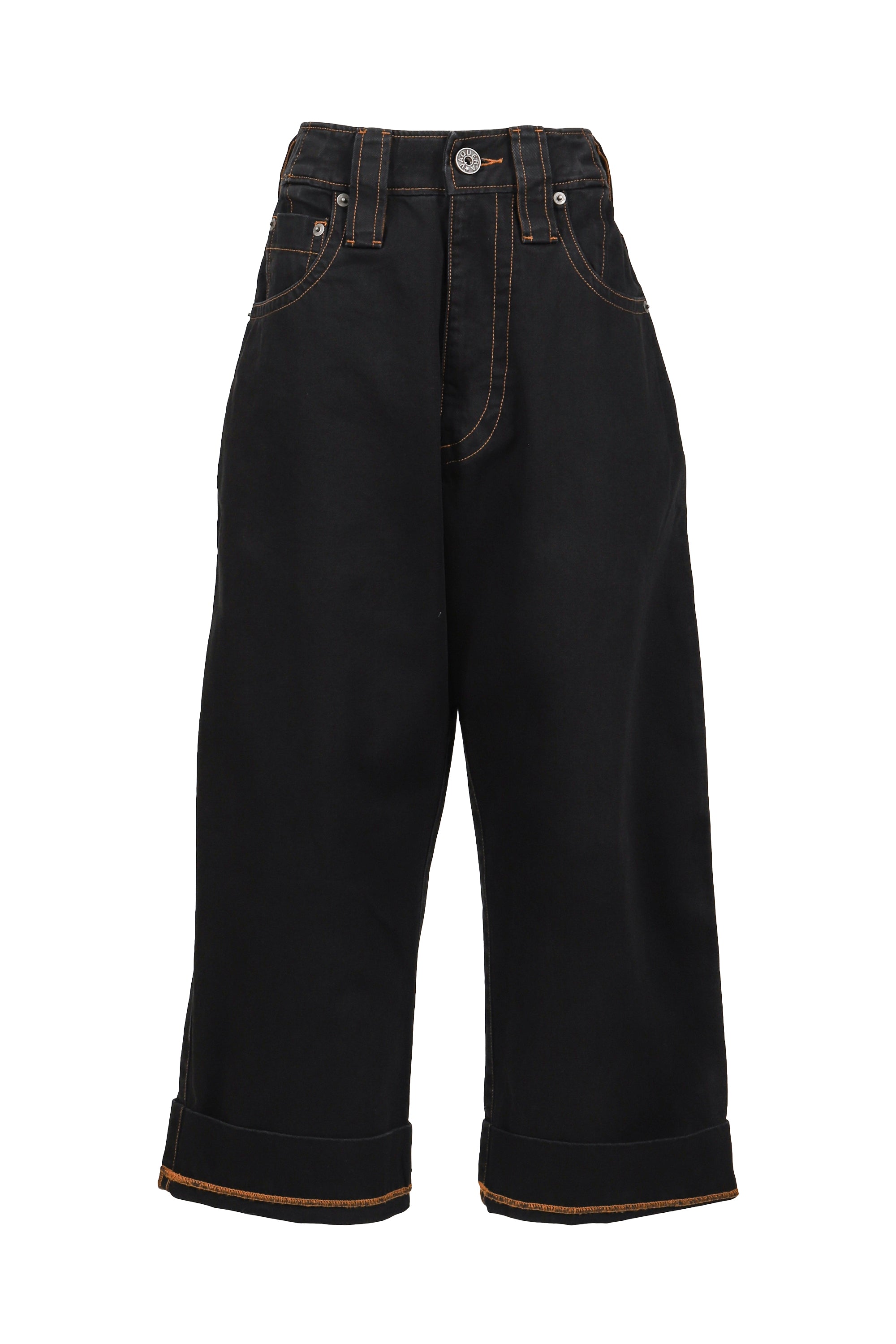 VAQUERA FW25 BABY JEANS WOVEN / BLK - NUBIAN