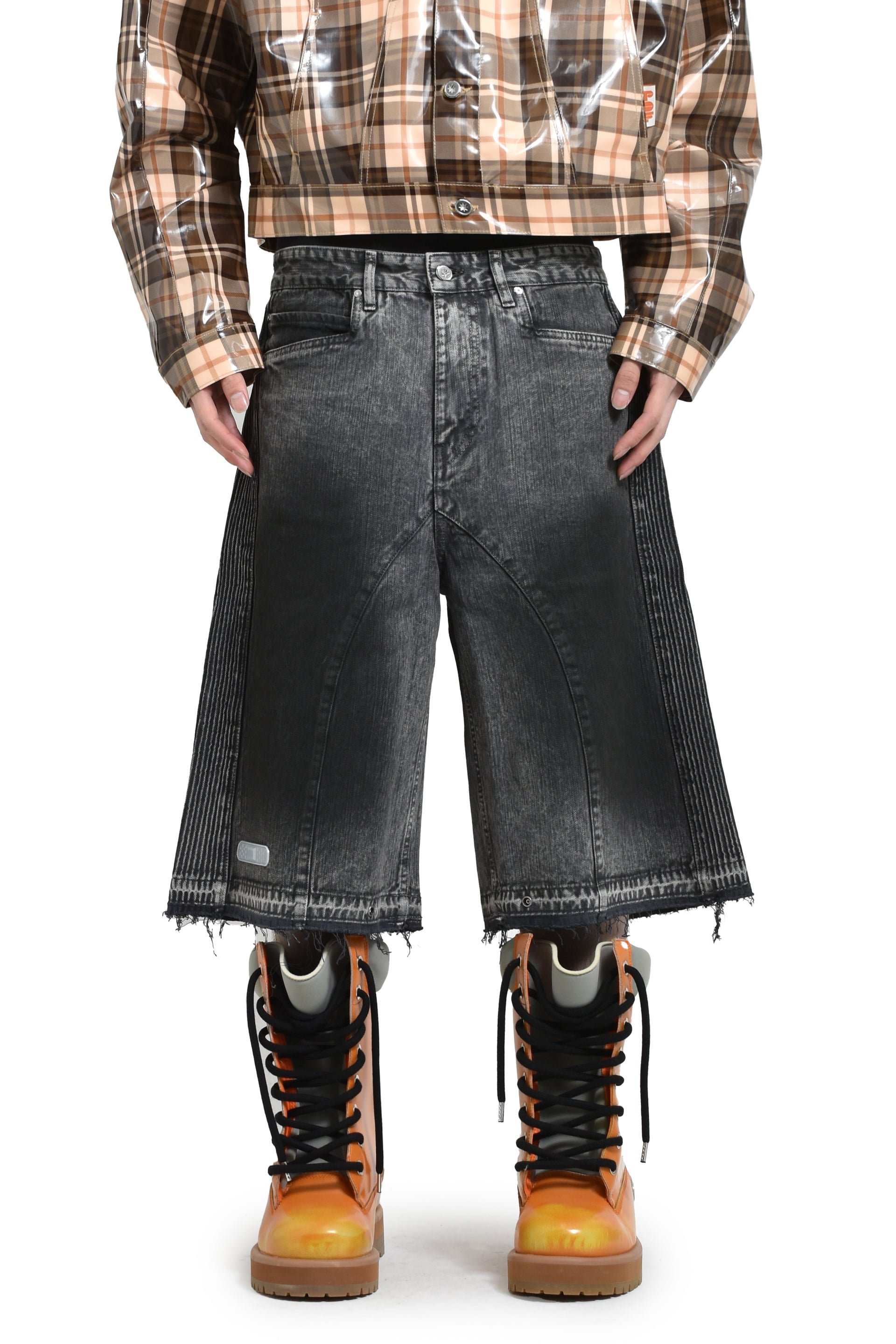 PDF LOW RIDE BIKER SHORTS (DOM04) / BLK